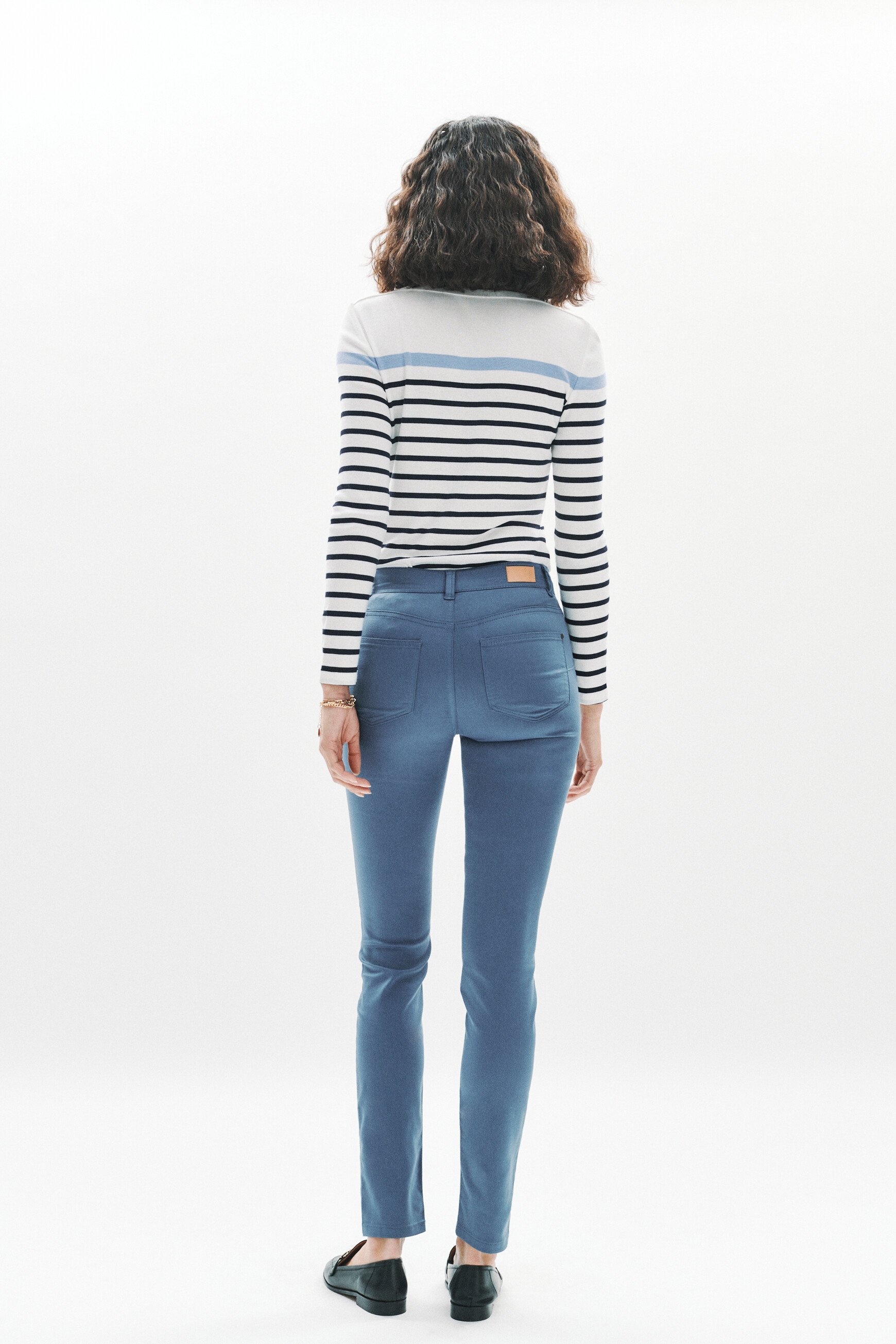 pantalon tomj bleu femme Pantalon Tomj bleu femme