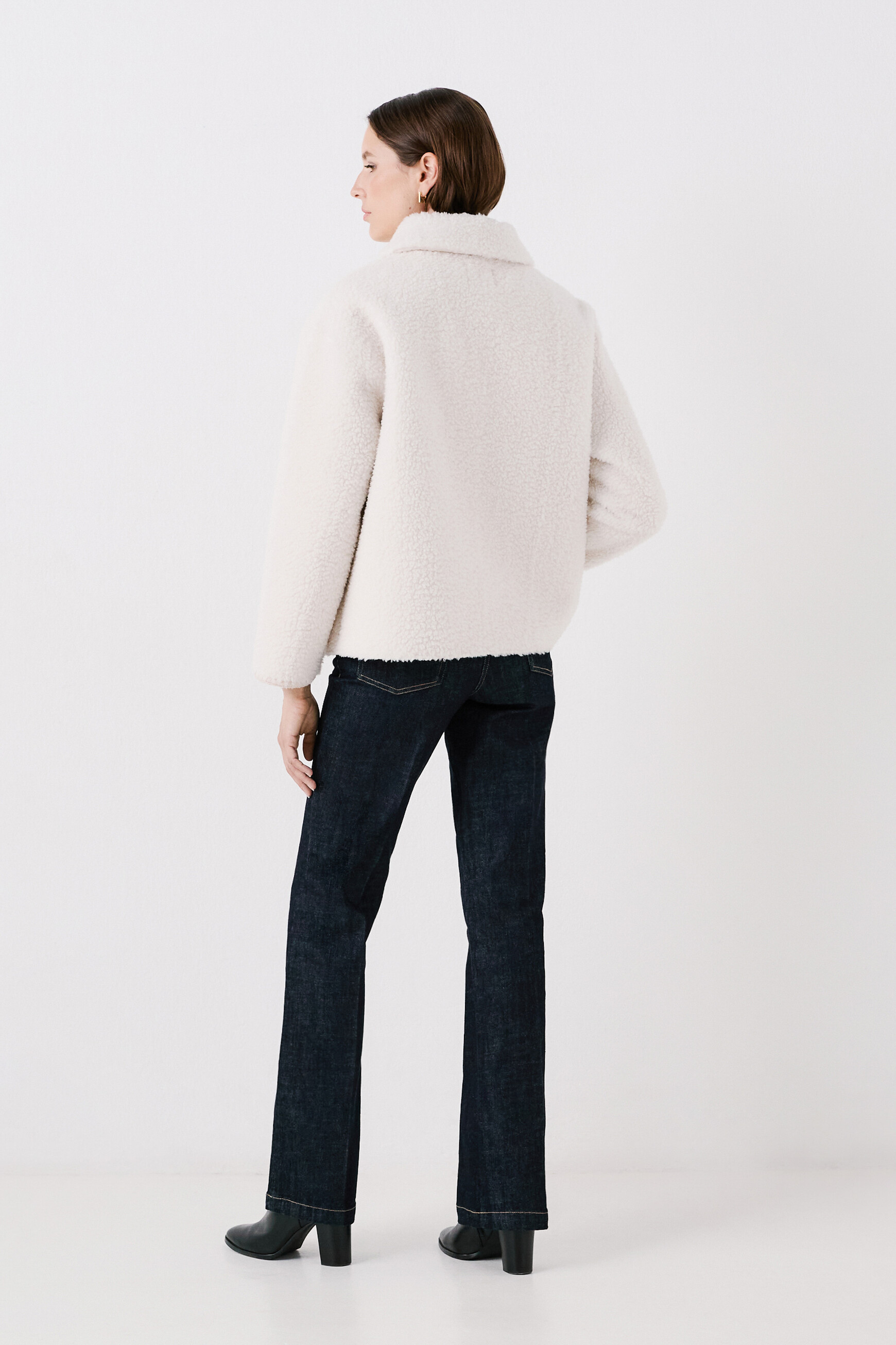 Gigogne coat ivory woman