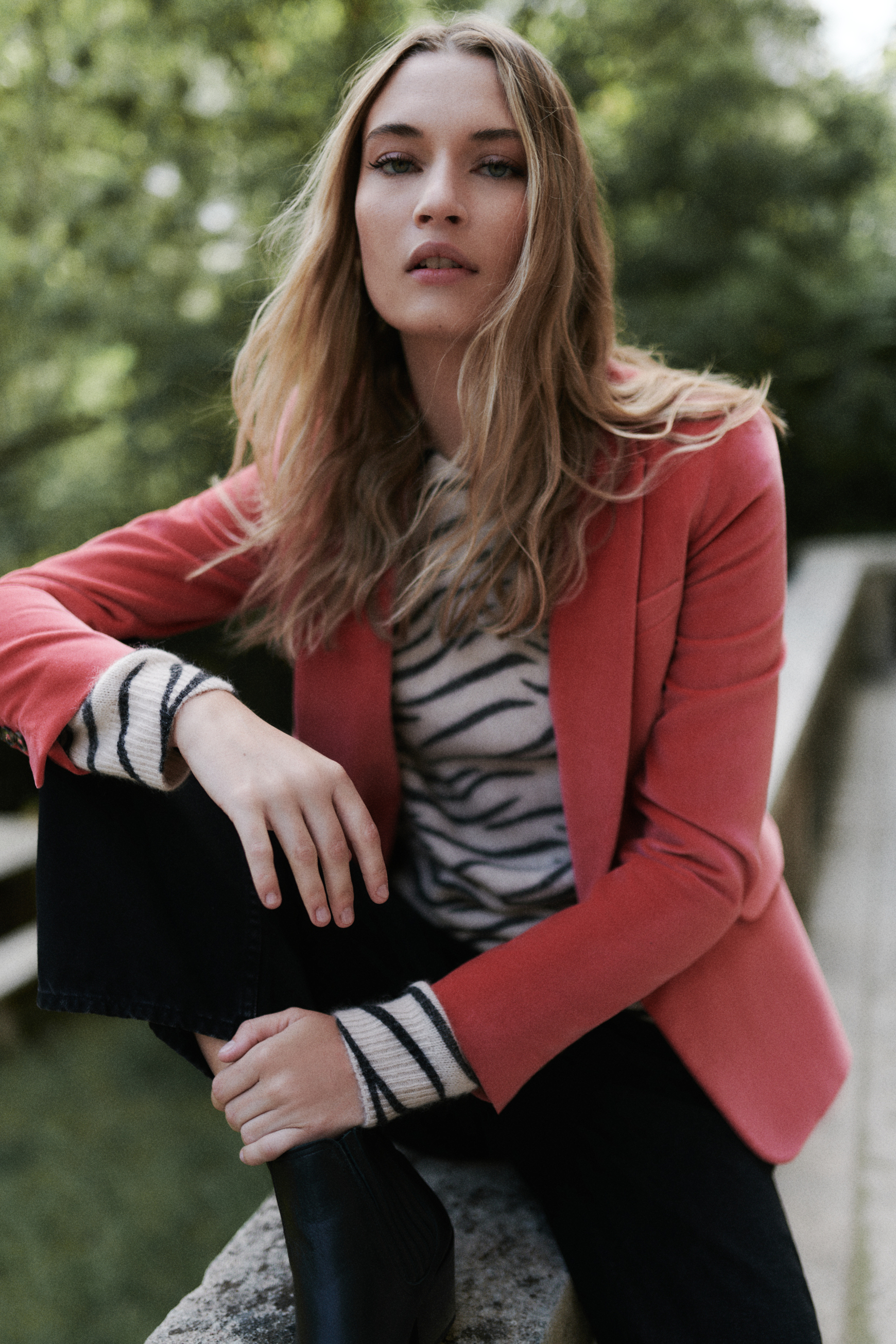 blazer aurora rose femme blazer aurora rose femme