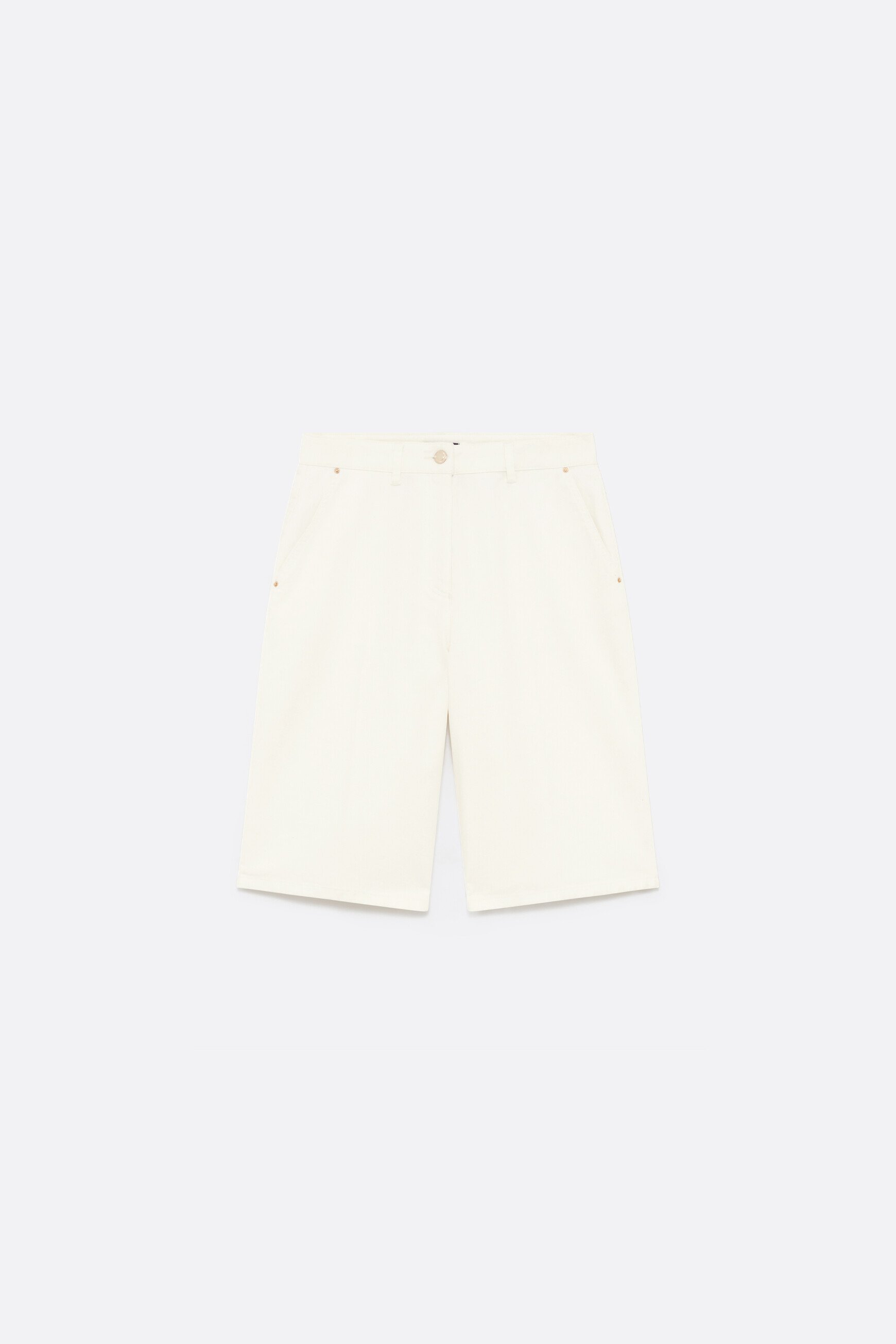 pantalon corto permuda blanco mujer Pantalón corto Permuda blanco mujer