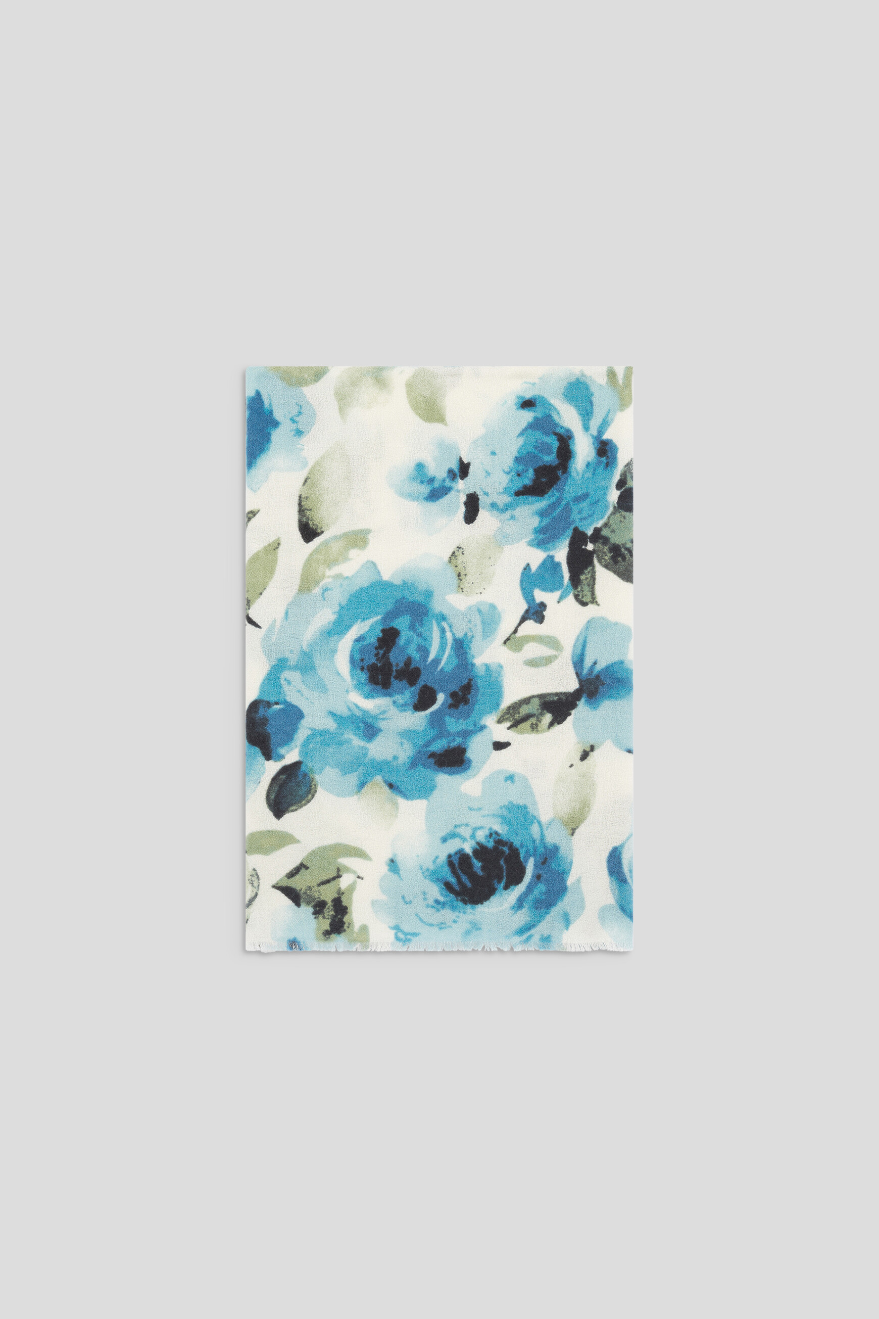 Irisia scarf turquoise blue woman