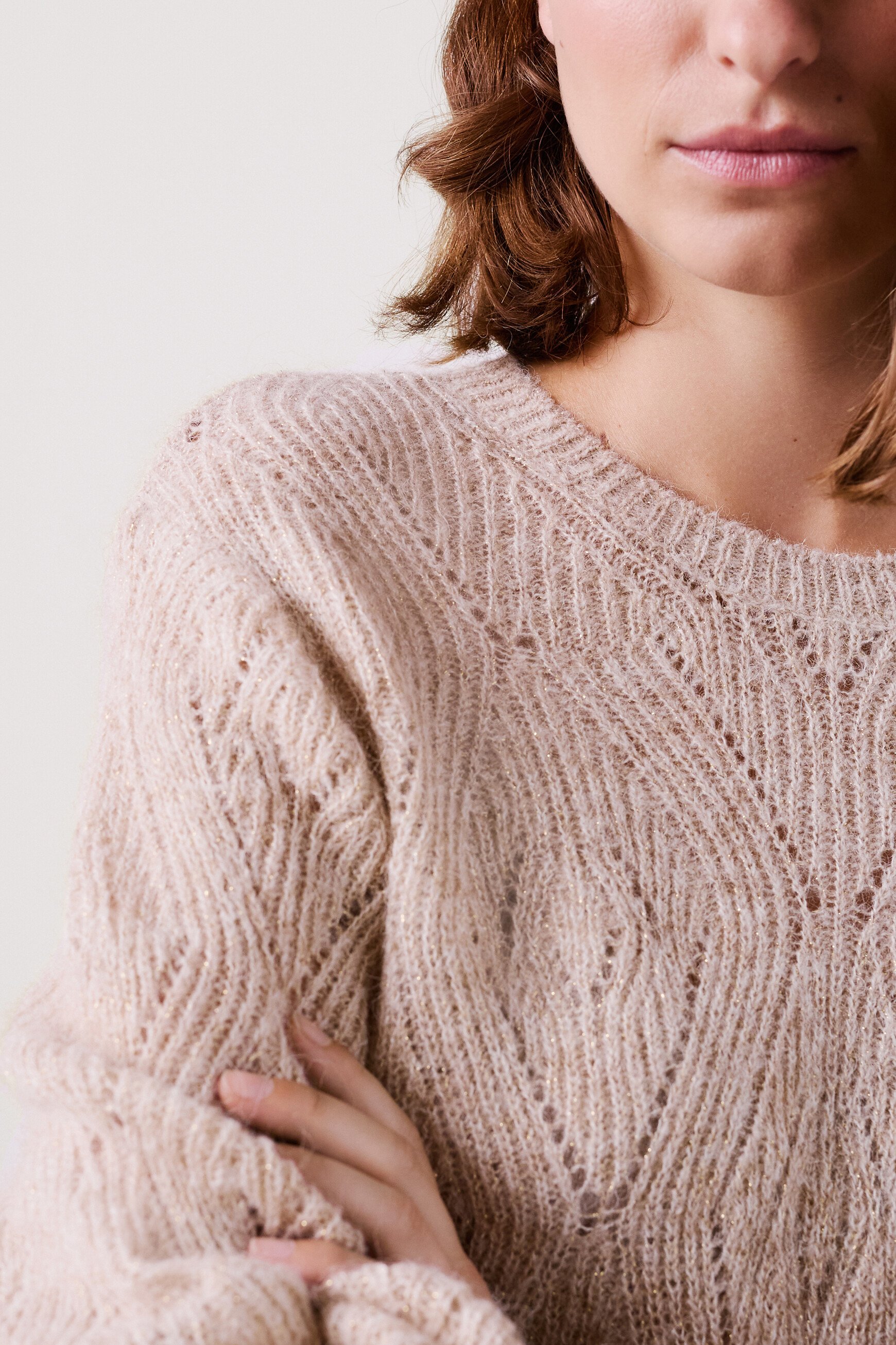 mgordon made in italy sweater ecru woman Mgordon Made in Italy sweater ecru woman