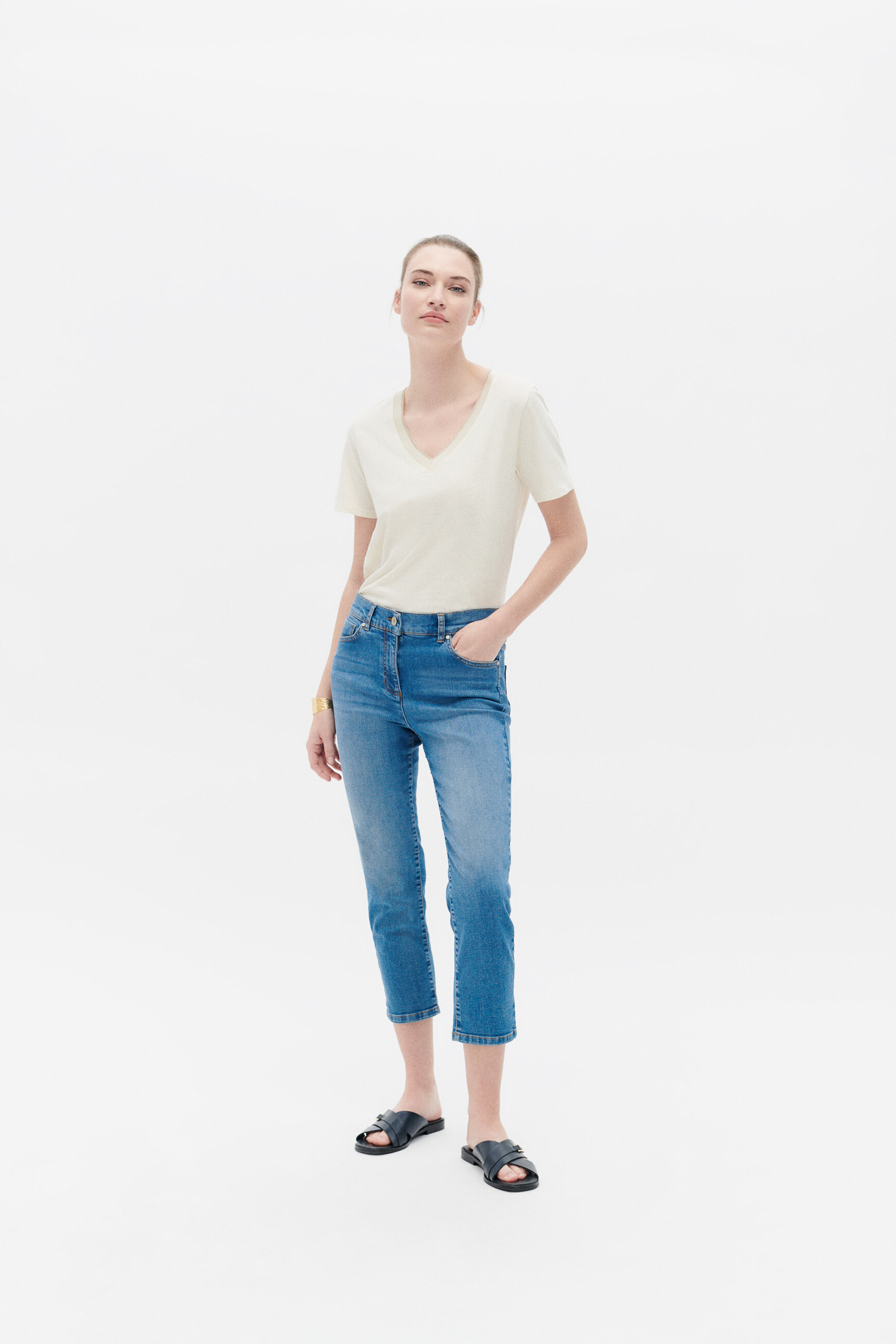 Hose Greg denim stone damen