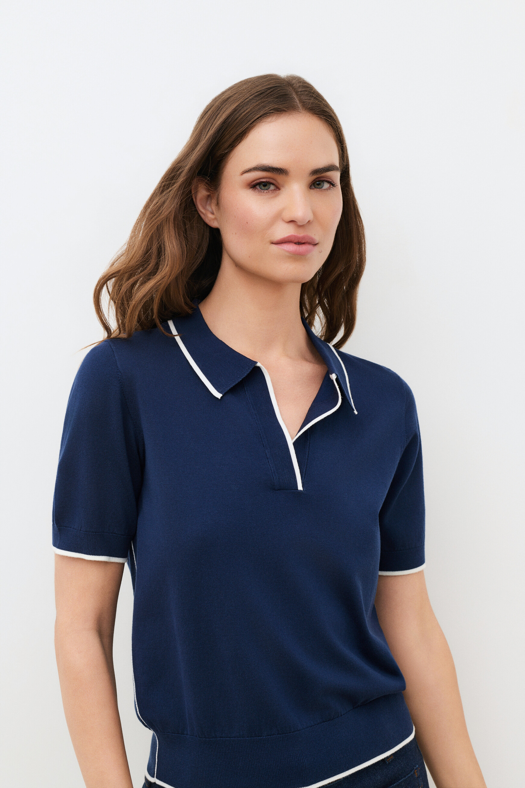 Sweater Mjeremy navy blue woman