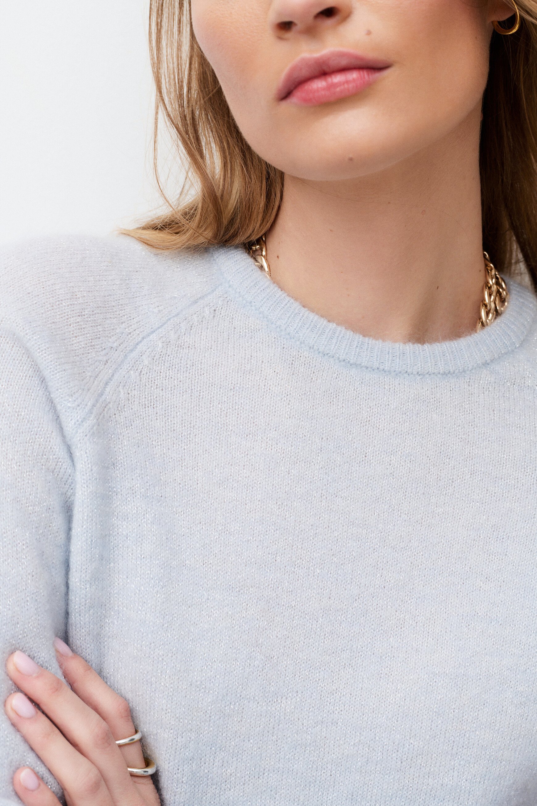 Pull Mcassandra bleu ciel femme