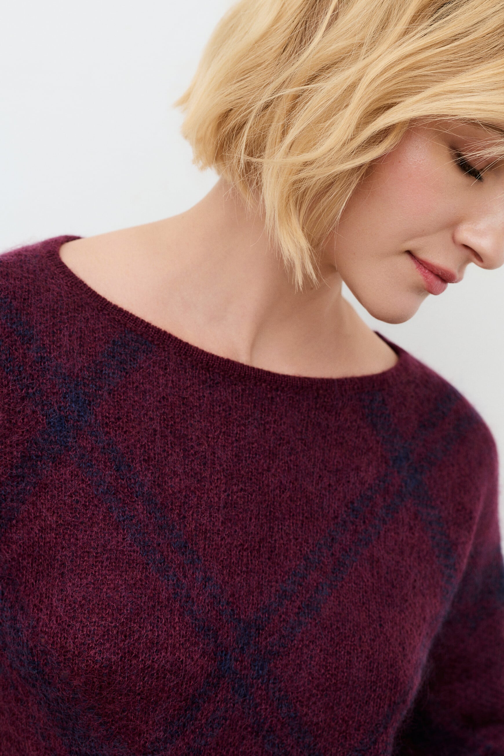 Mzazie sweater burgundy woman
