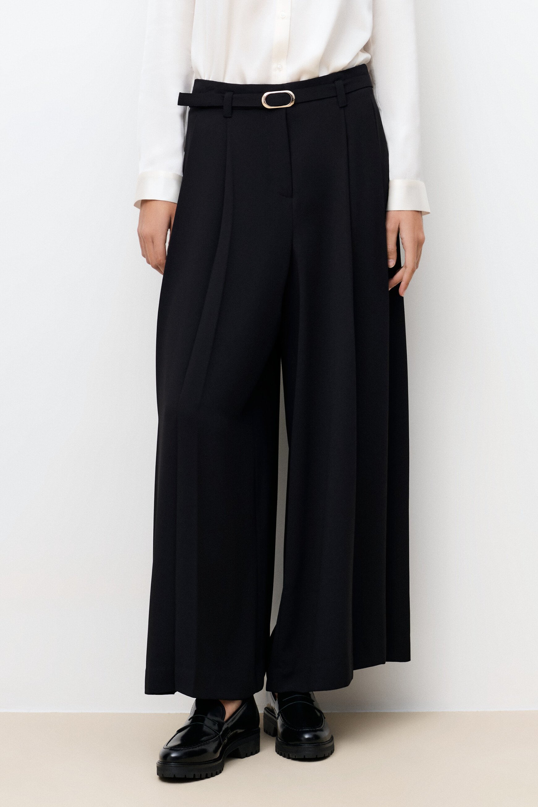 Pantalon Pinceau noir femme