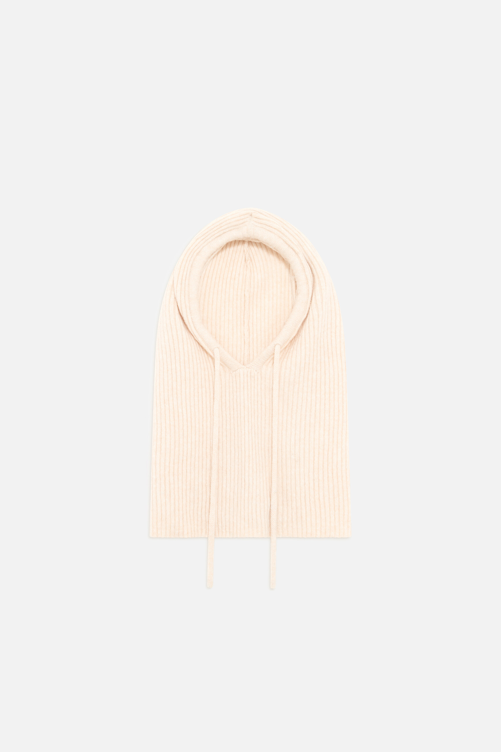 Cagoule Baclava light grey woman