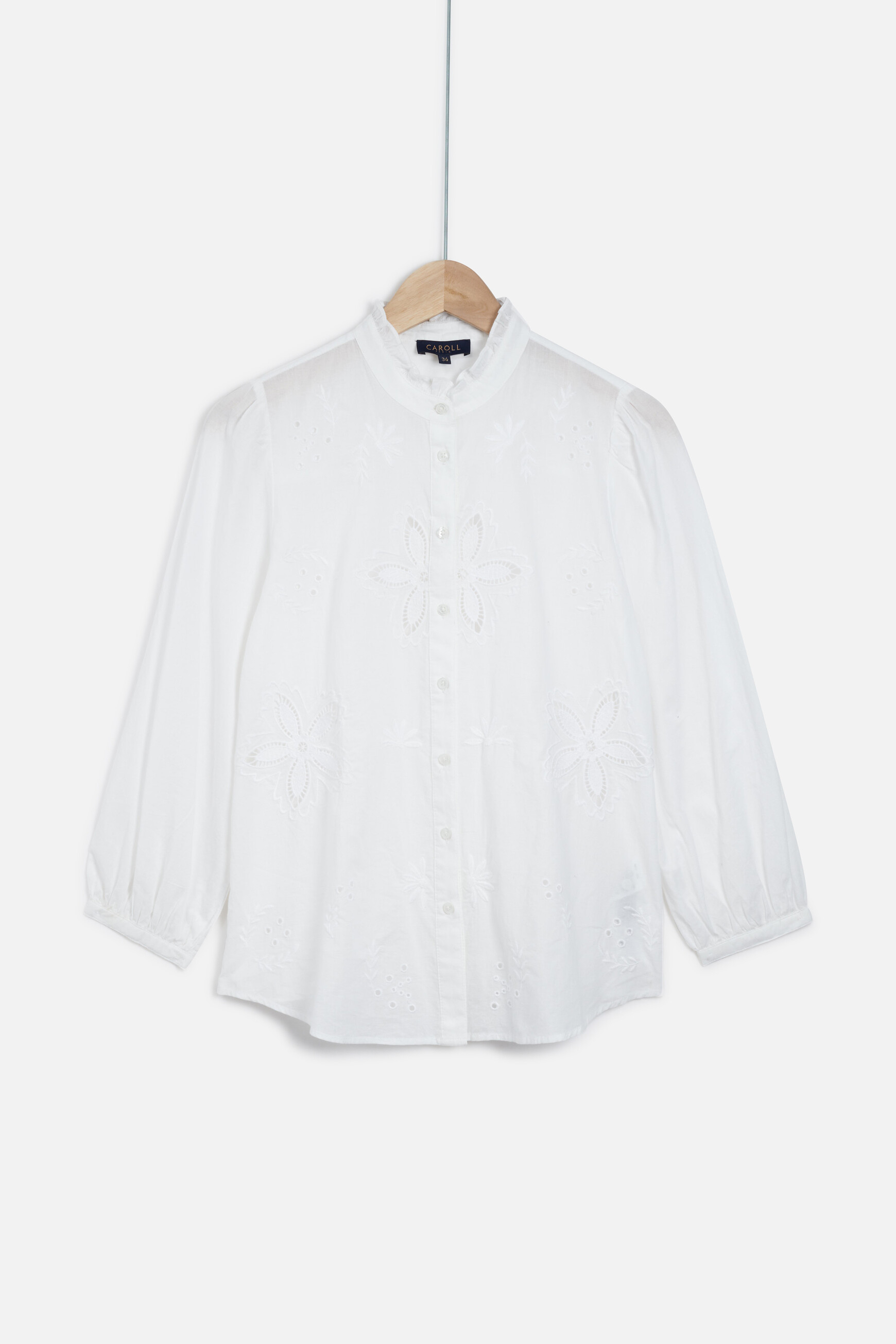 chemisier nate blanc femme