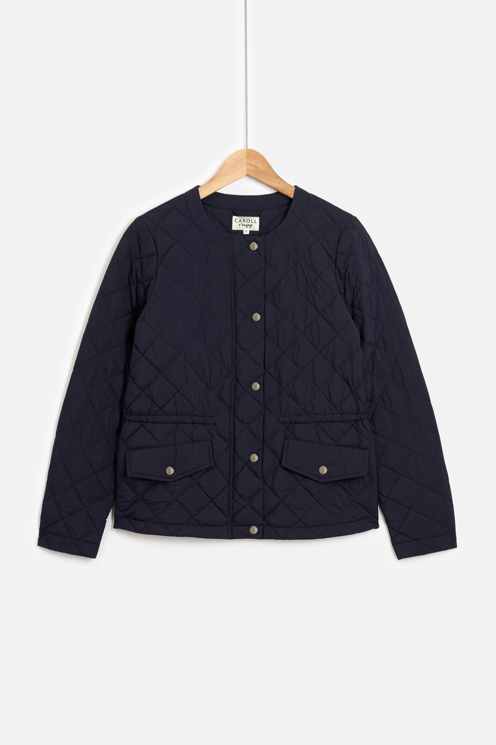 manteau vedra bleu marine femme