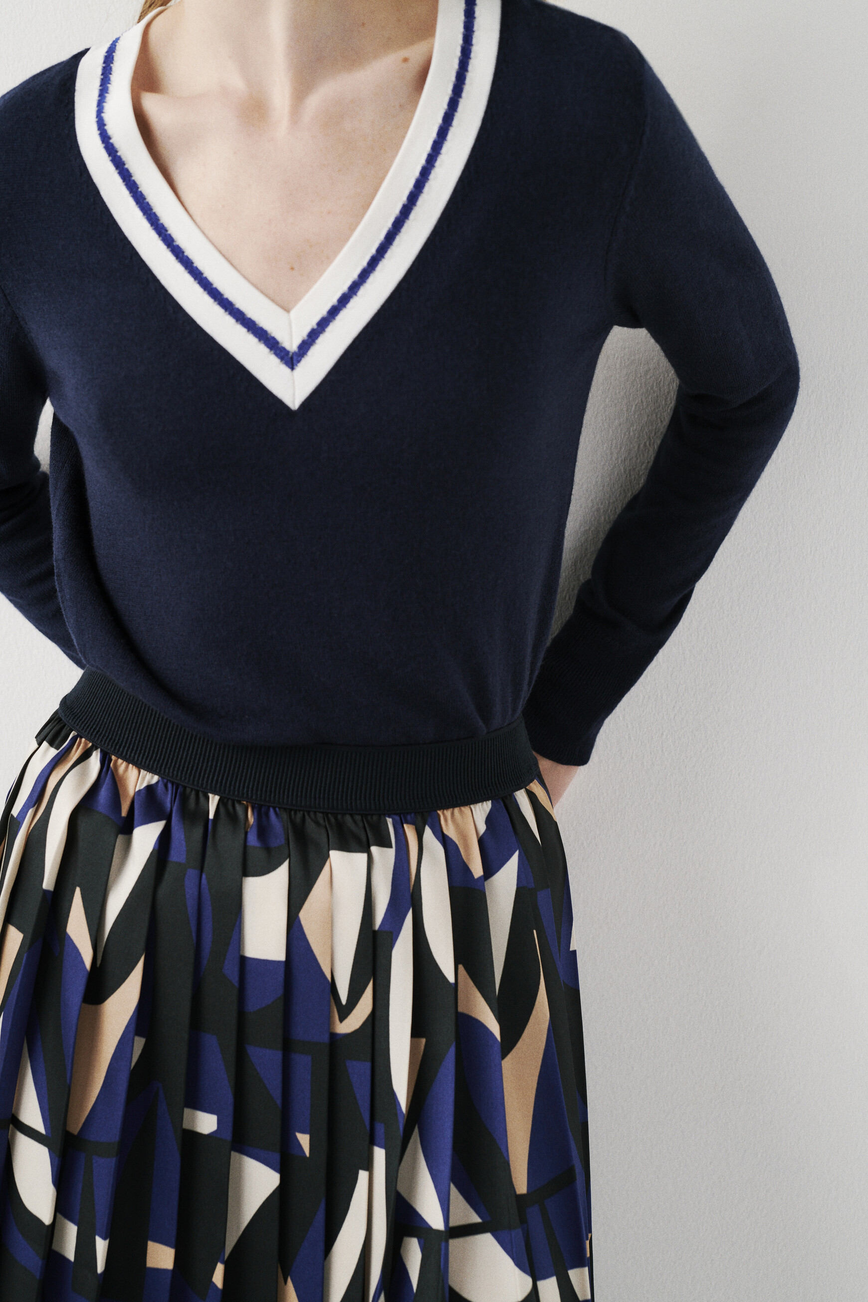 Jupe joe4 bleu marine femme
