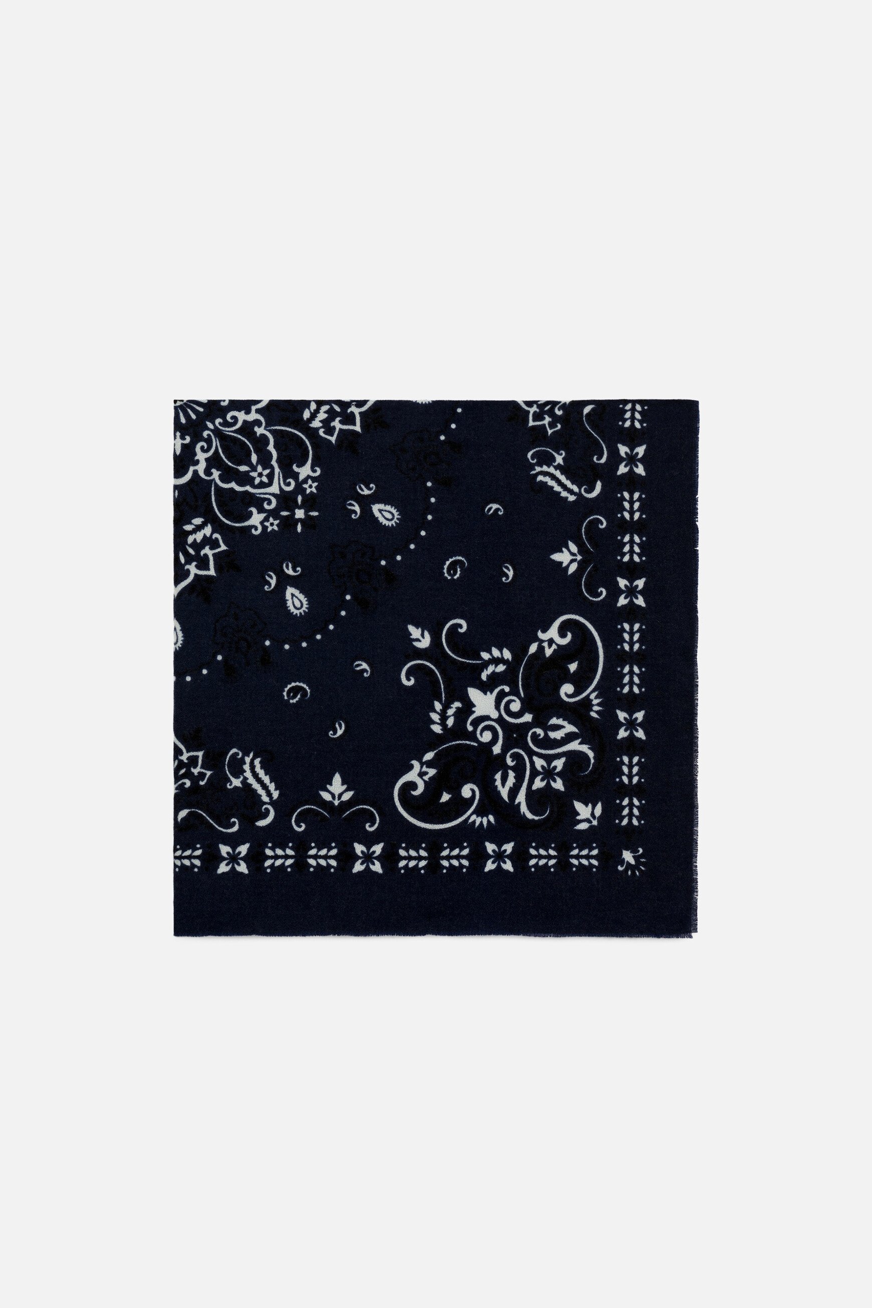 Écharpe Ibalia bleu marine femme