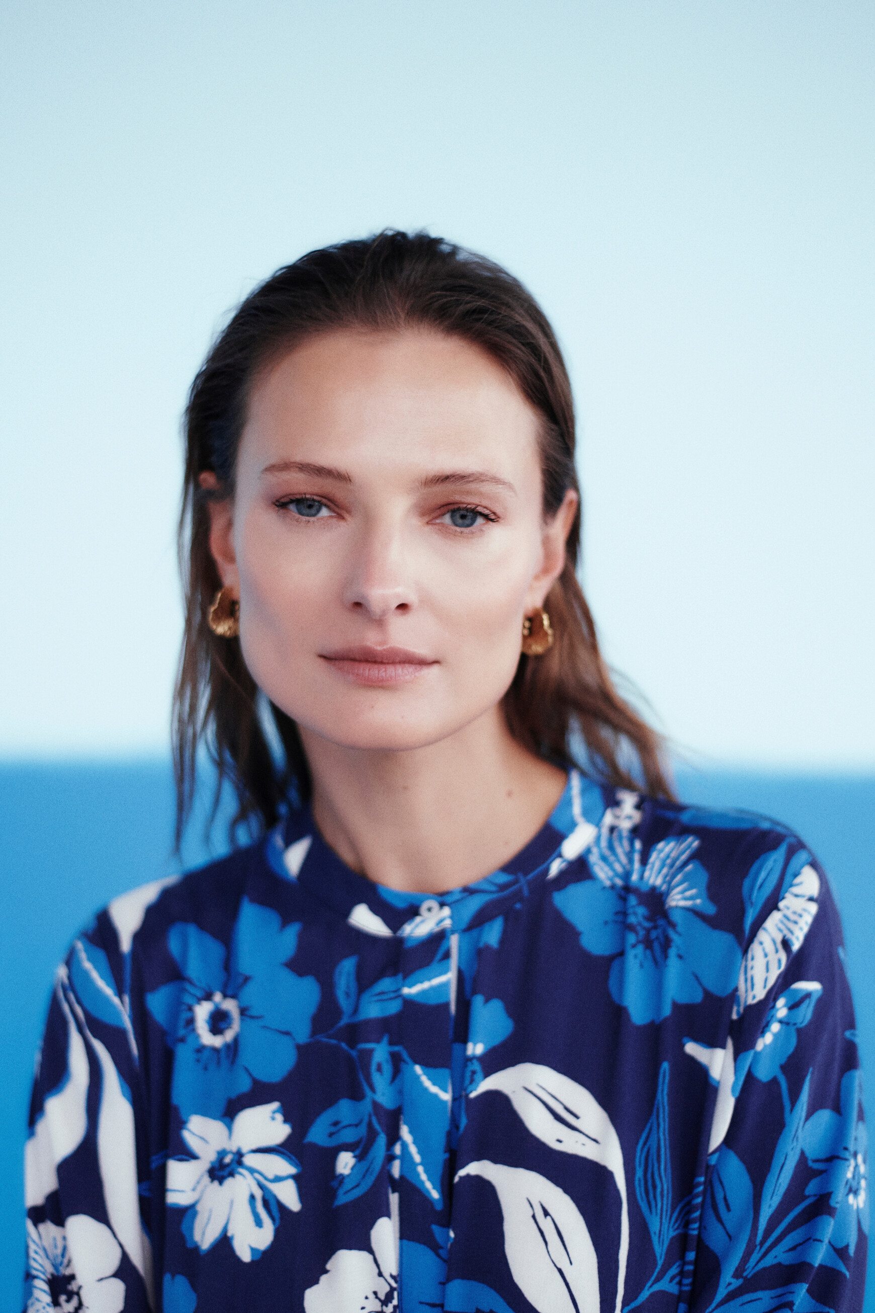 robe janet fleurie bleu femme robe janet fleurie bleu femme