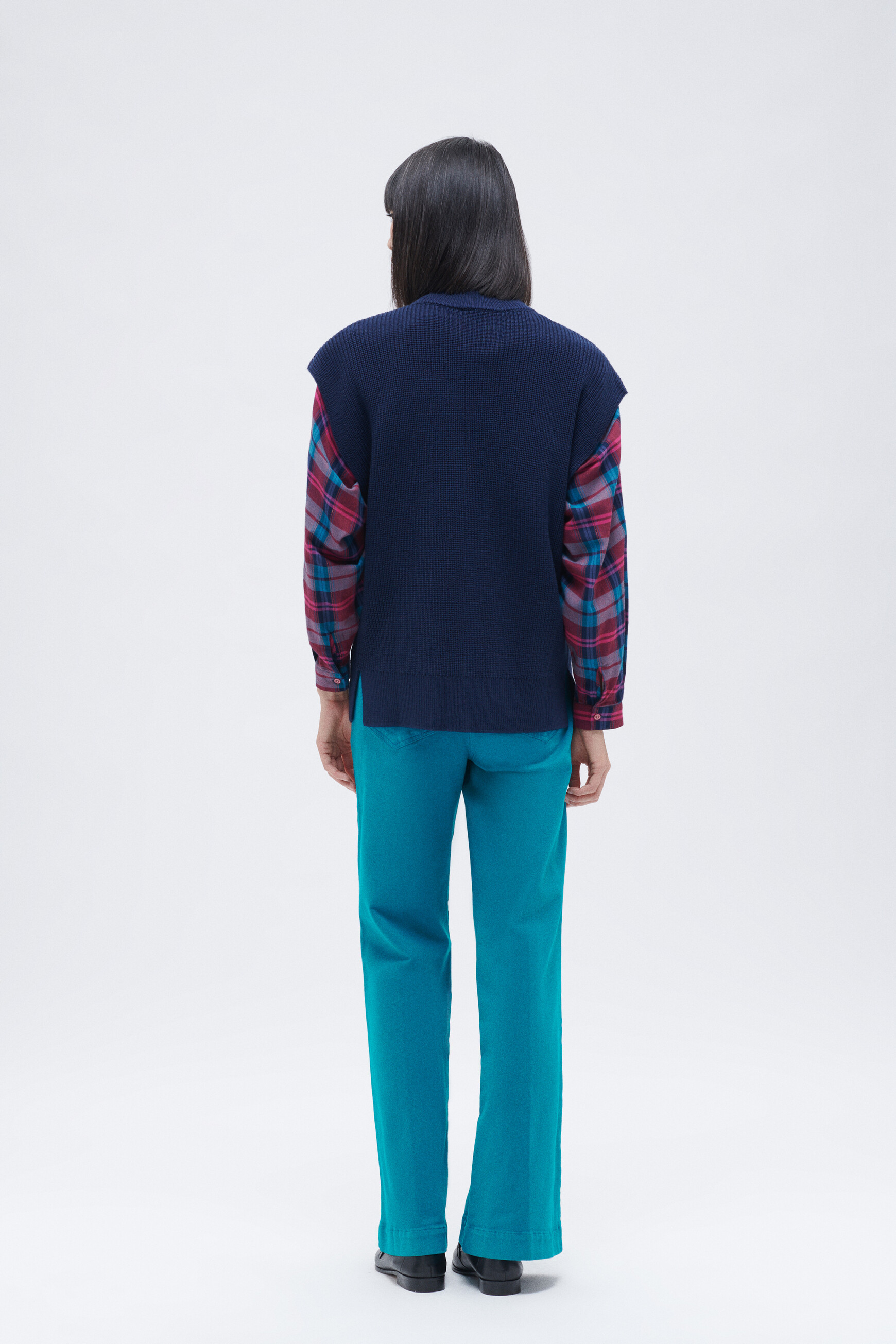 pull augustin bleu marine femme