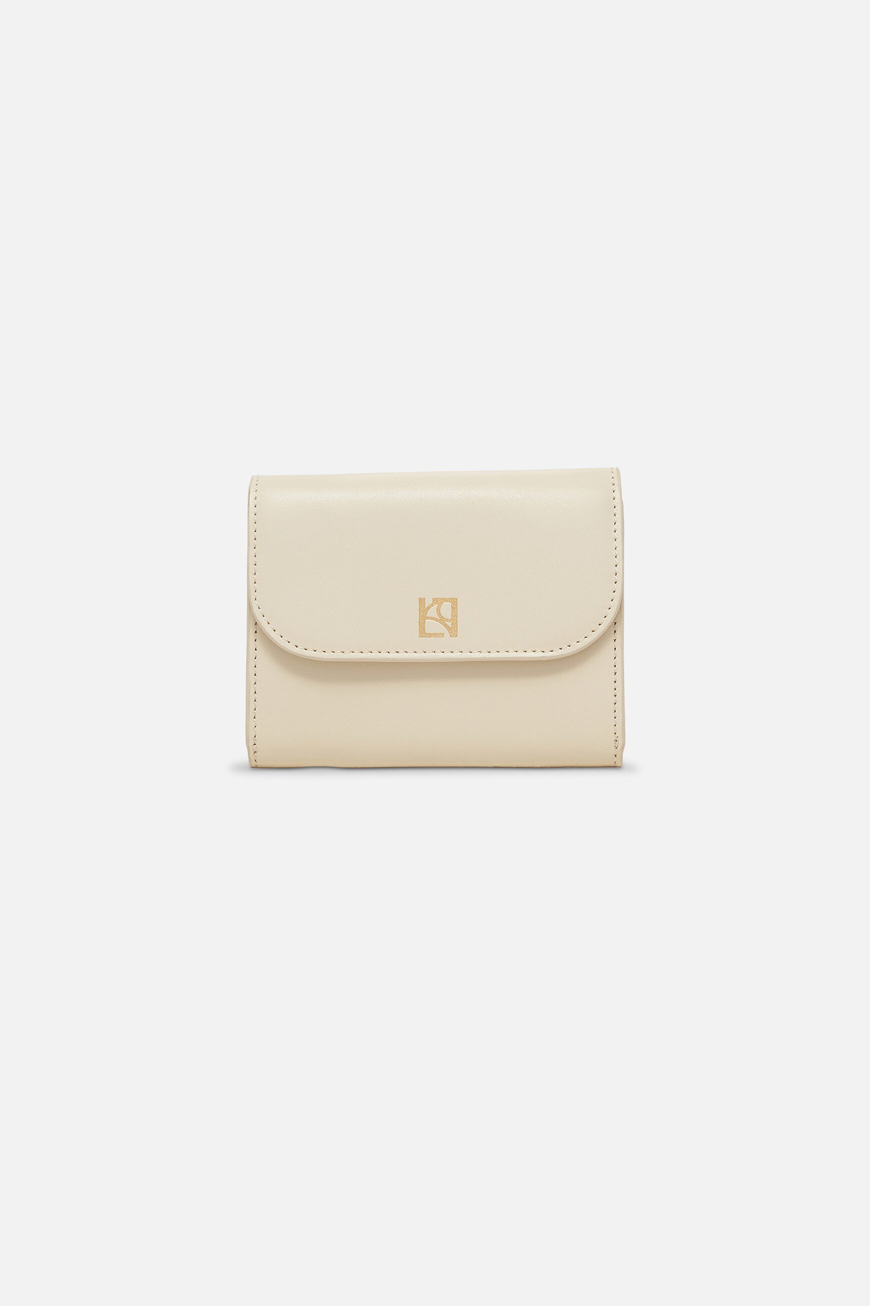 porte cartes sully en cuir naturel ecru femme Porte-cartes sully en cuir naturel ecru femme