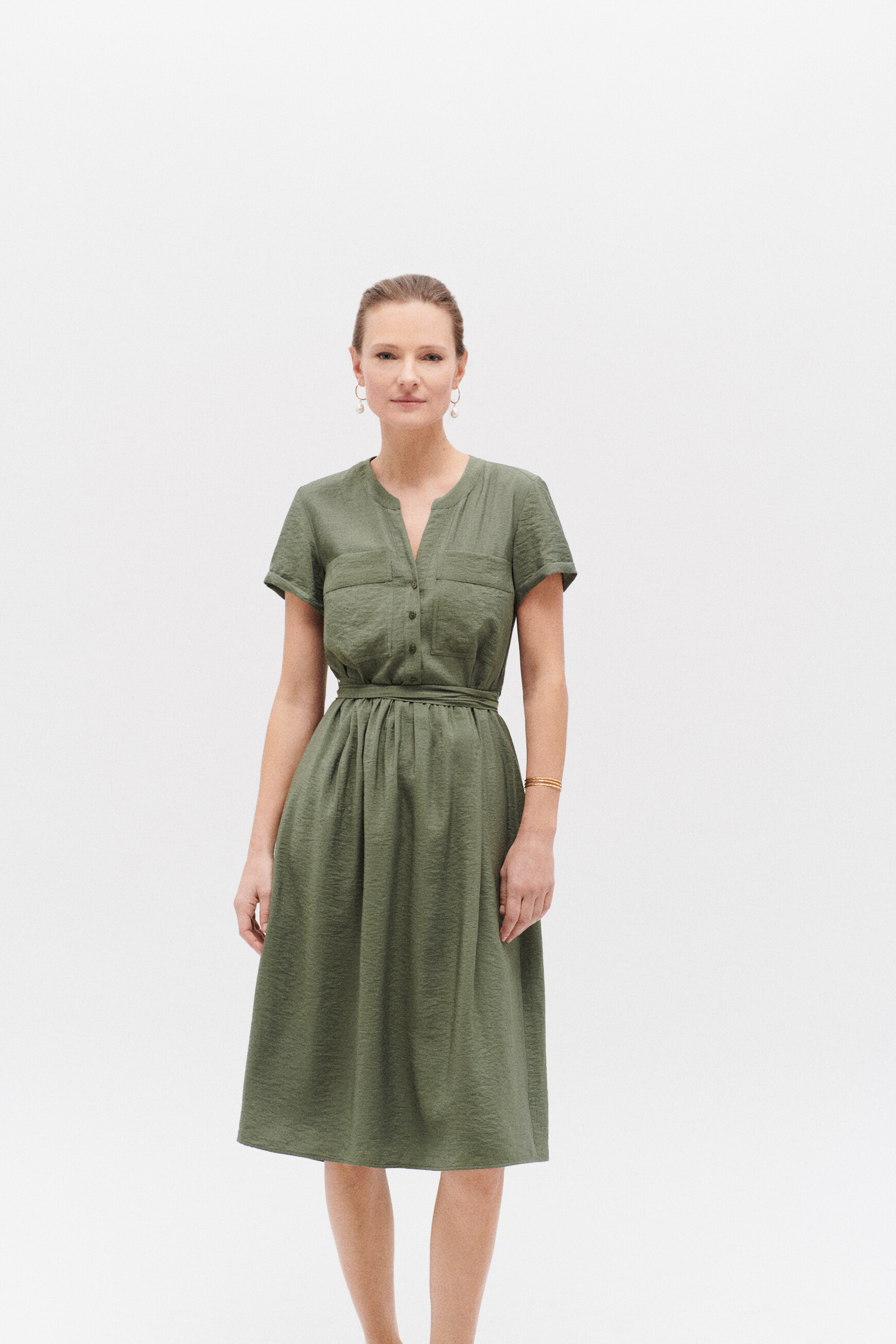 robe dayana vert kaki femme robe dayana vert kaki femme