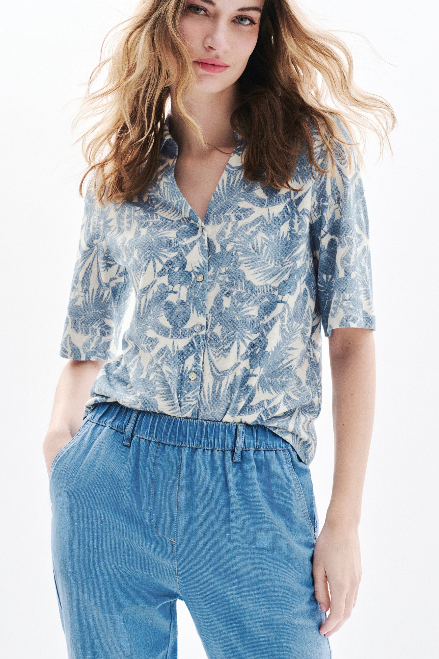 tevelina2 t shirt blauwgrijs vrouw Tevelina2 T-shirt blauwgrijs vrouw