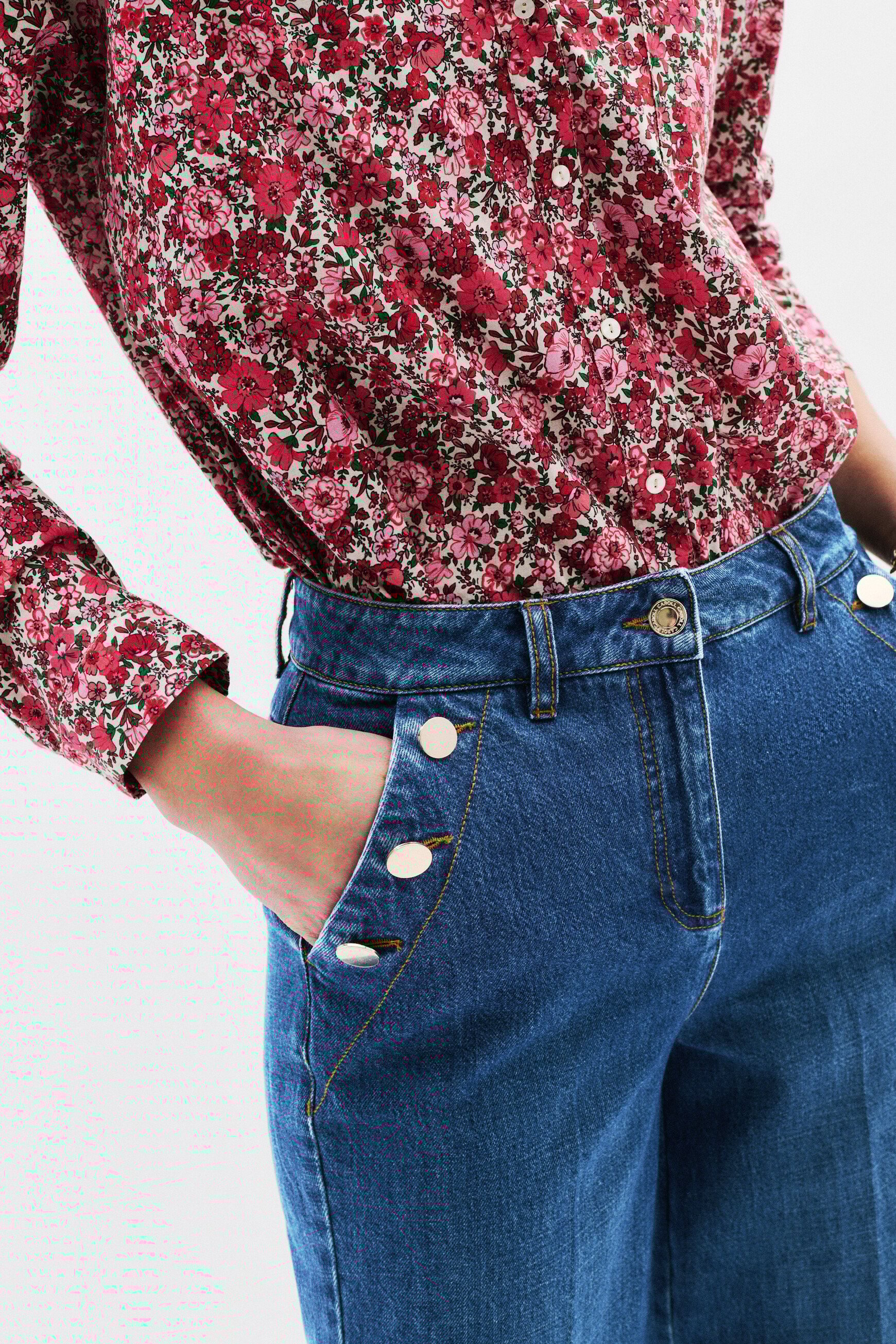 pantalon permal denim stone femme Pantalon Permal denim stone femme