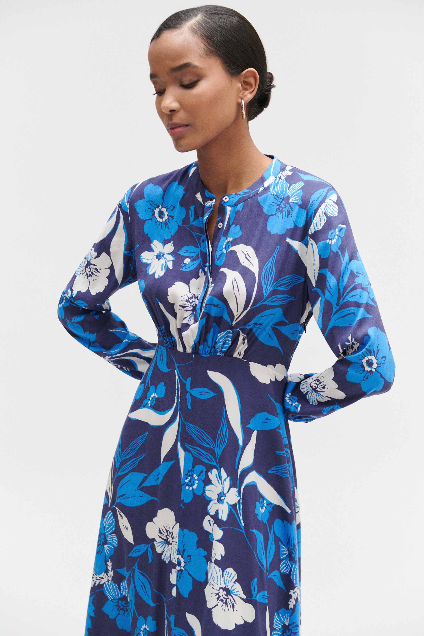 robe janet fleurie bleu femme robe janet fleurie bleu femme