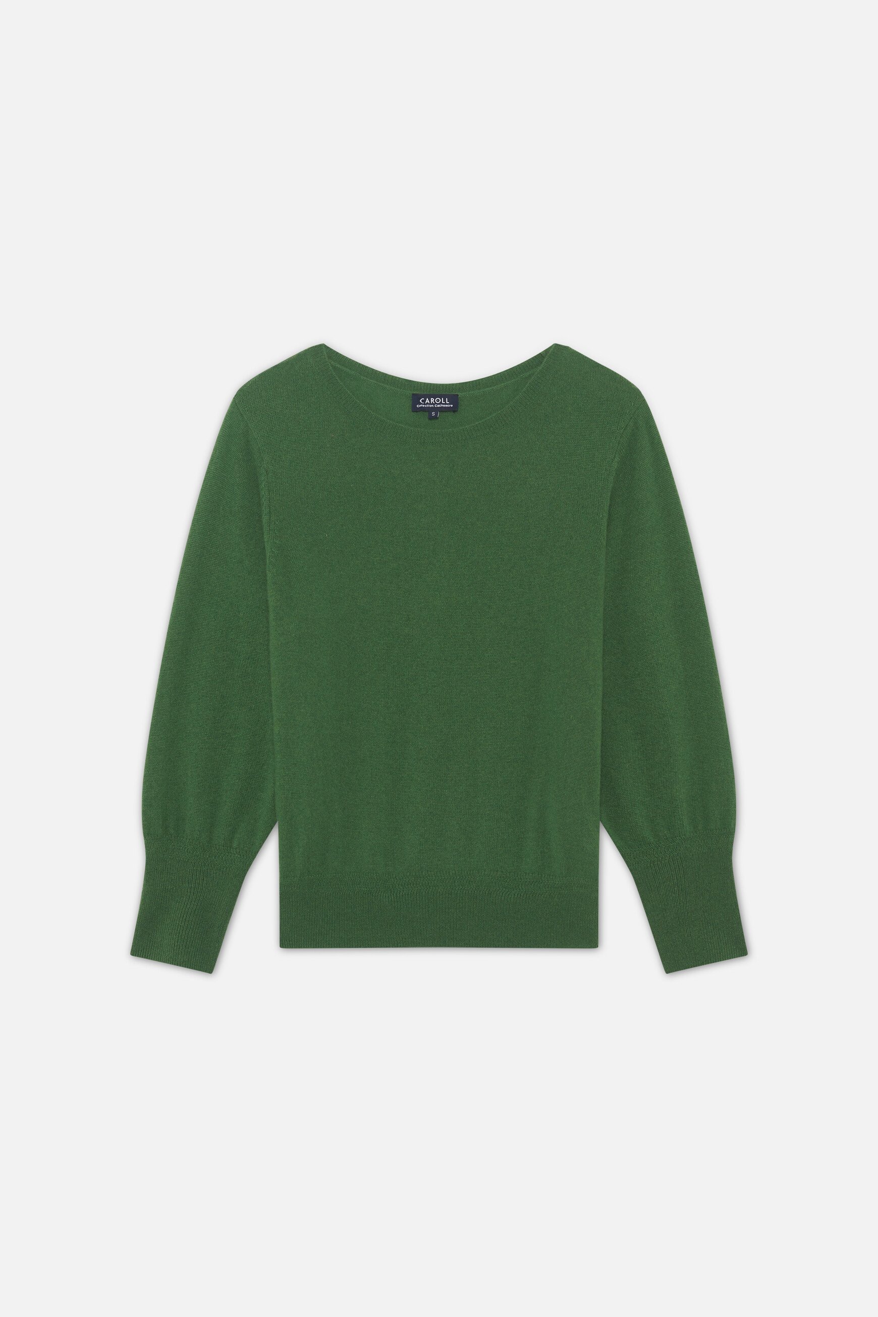 mchelsea maglione 100% cachemire verde donna