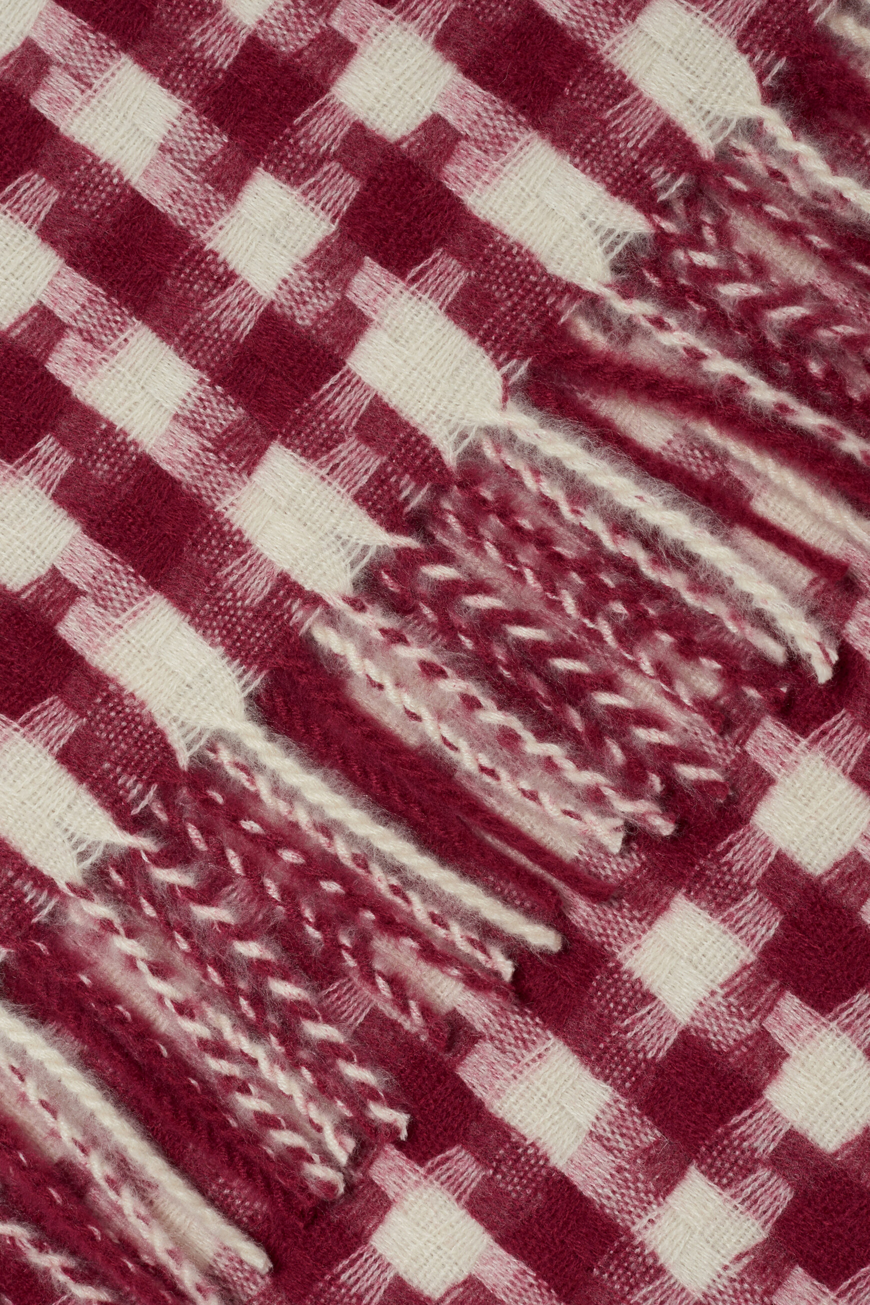 Sciarpa Mariana rouge foncé donna