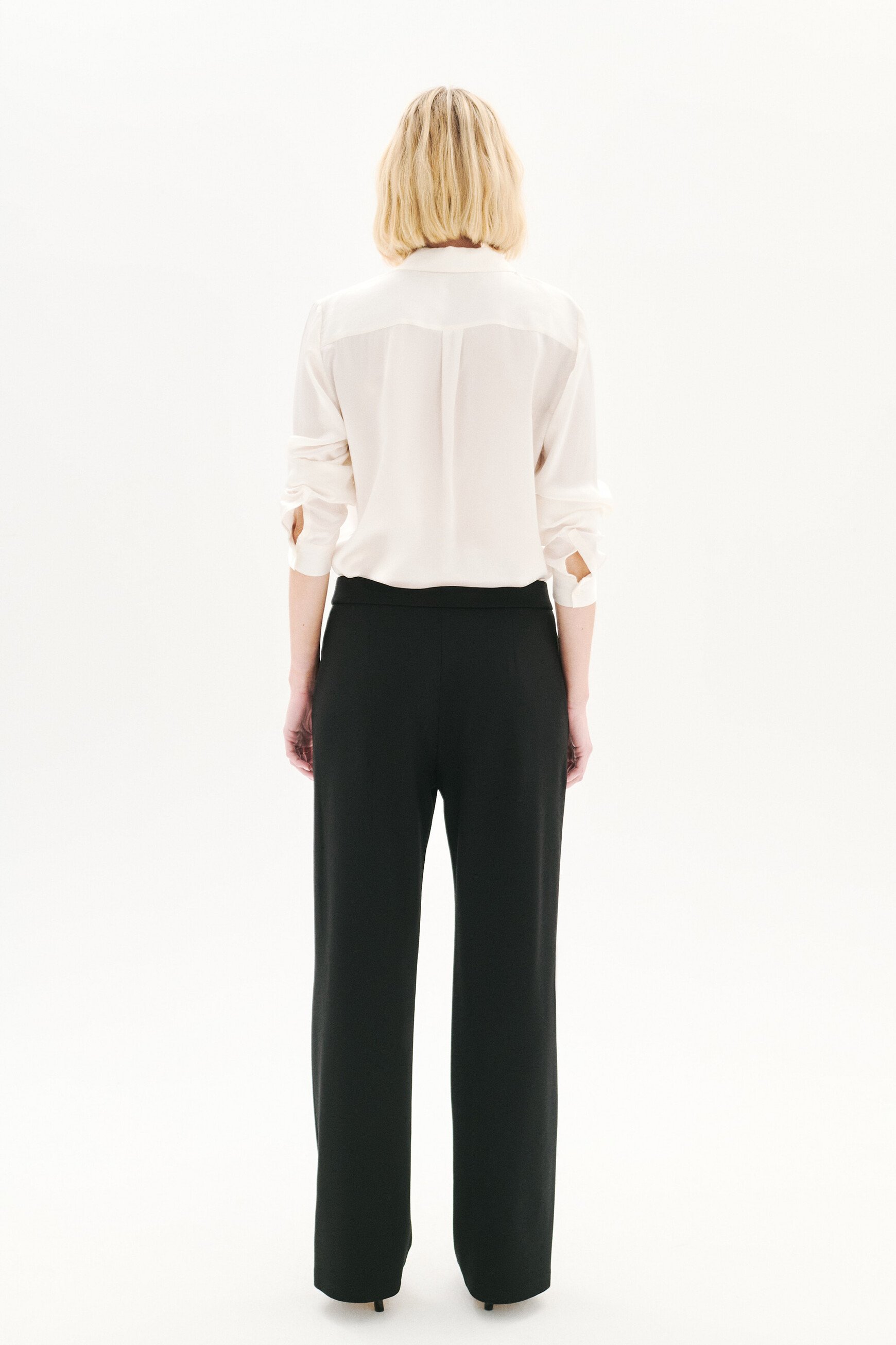 Hochgeschnittene Hose Paturin schwarz damen