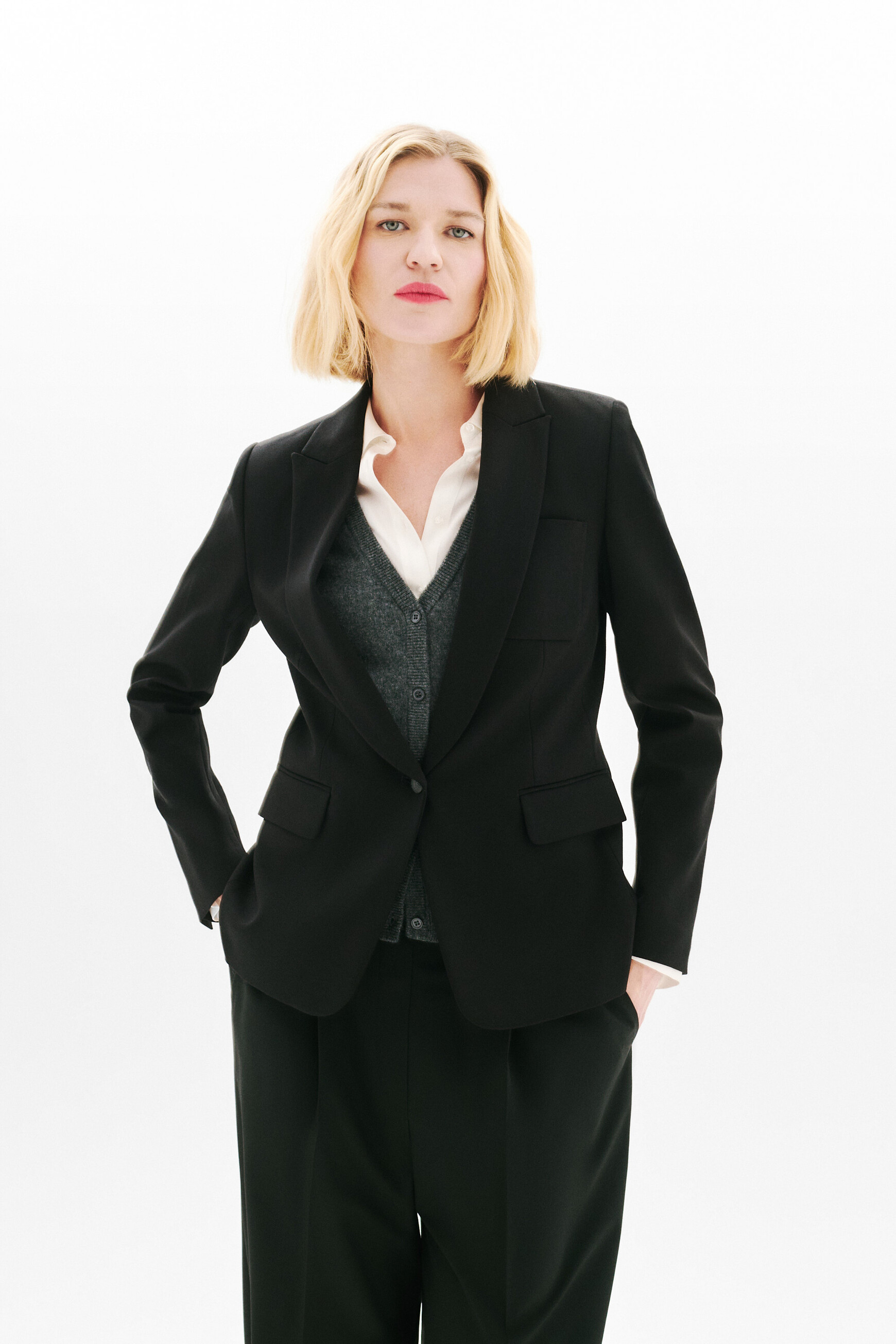 vaurore milano jacket black woman Vaurore Milano jacket black woman