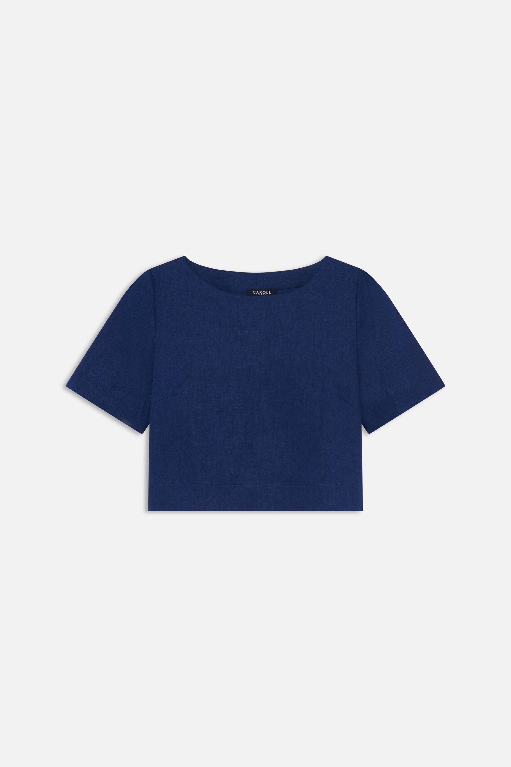 blouse cynthia1 100 lin marineblauw vrouw Blouse Cynthia1 100% lin marineblauw vrouw