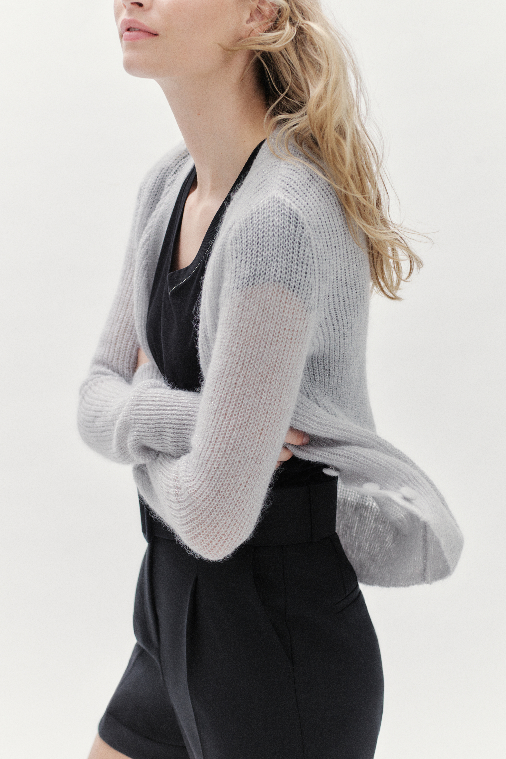 gilet ariane gris clair femme gilet ariane gris clair femme