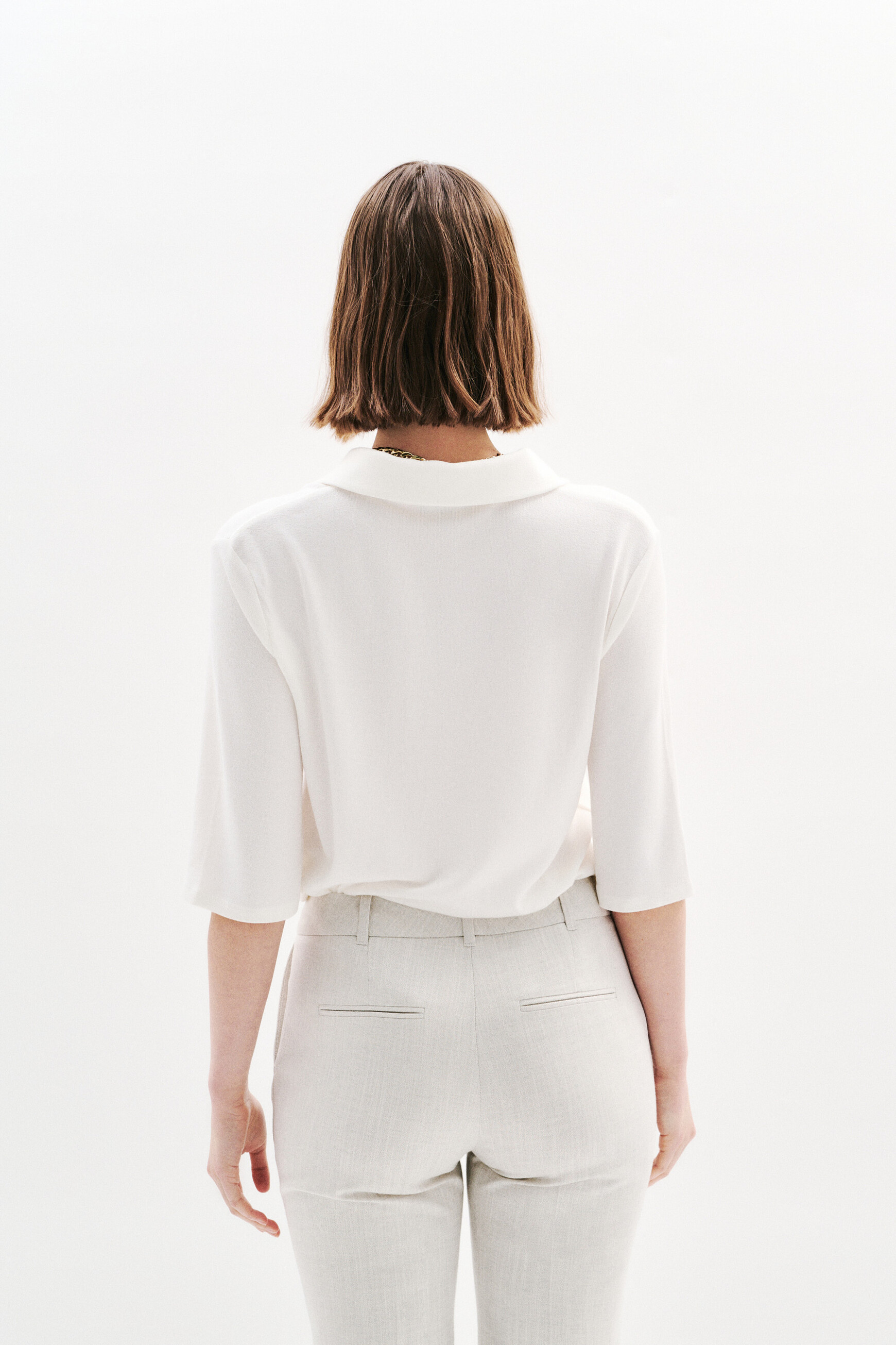 T-shirt shirt elisa ivoor vrouw