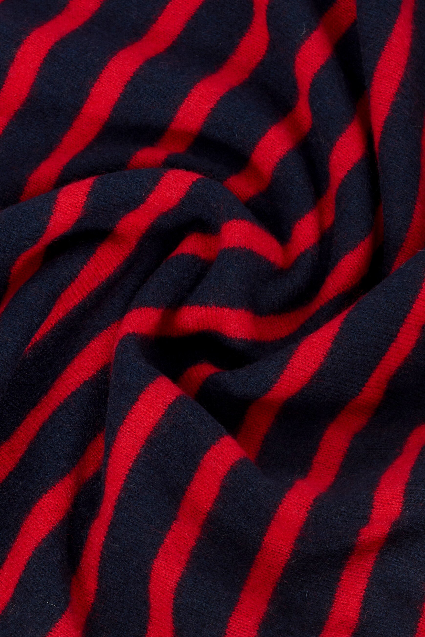 Écharpe Moelya 100% cachemire bleu marine femme