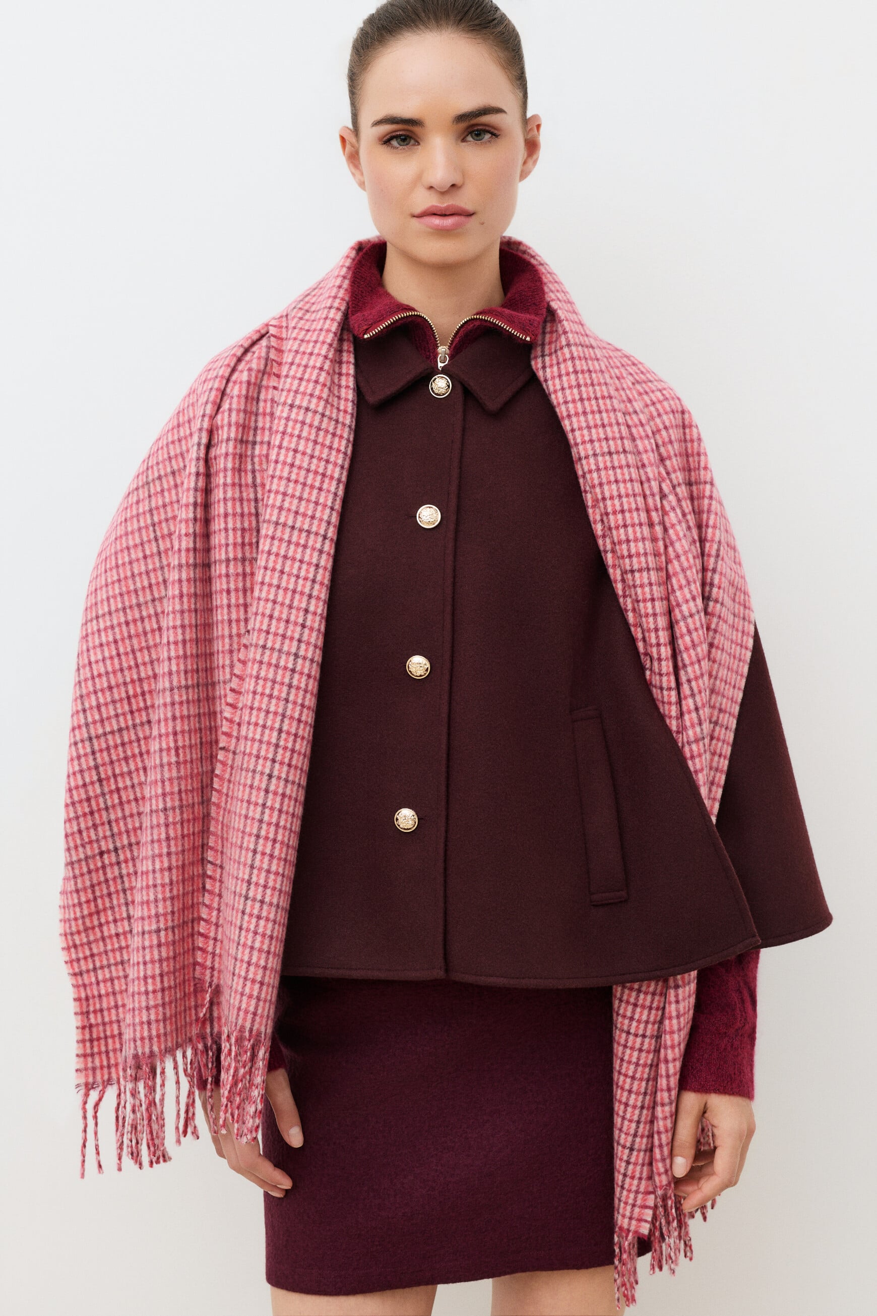 Martymini scarf raspberry pink woman