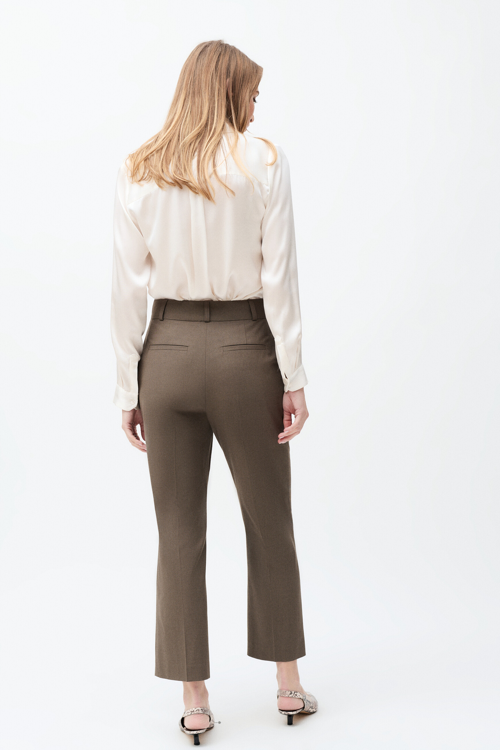 Pantalon Pirouette taupe femme