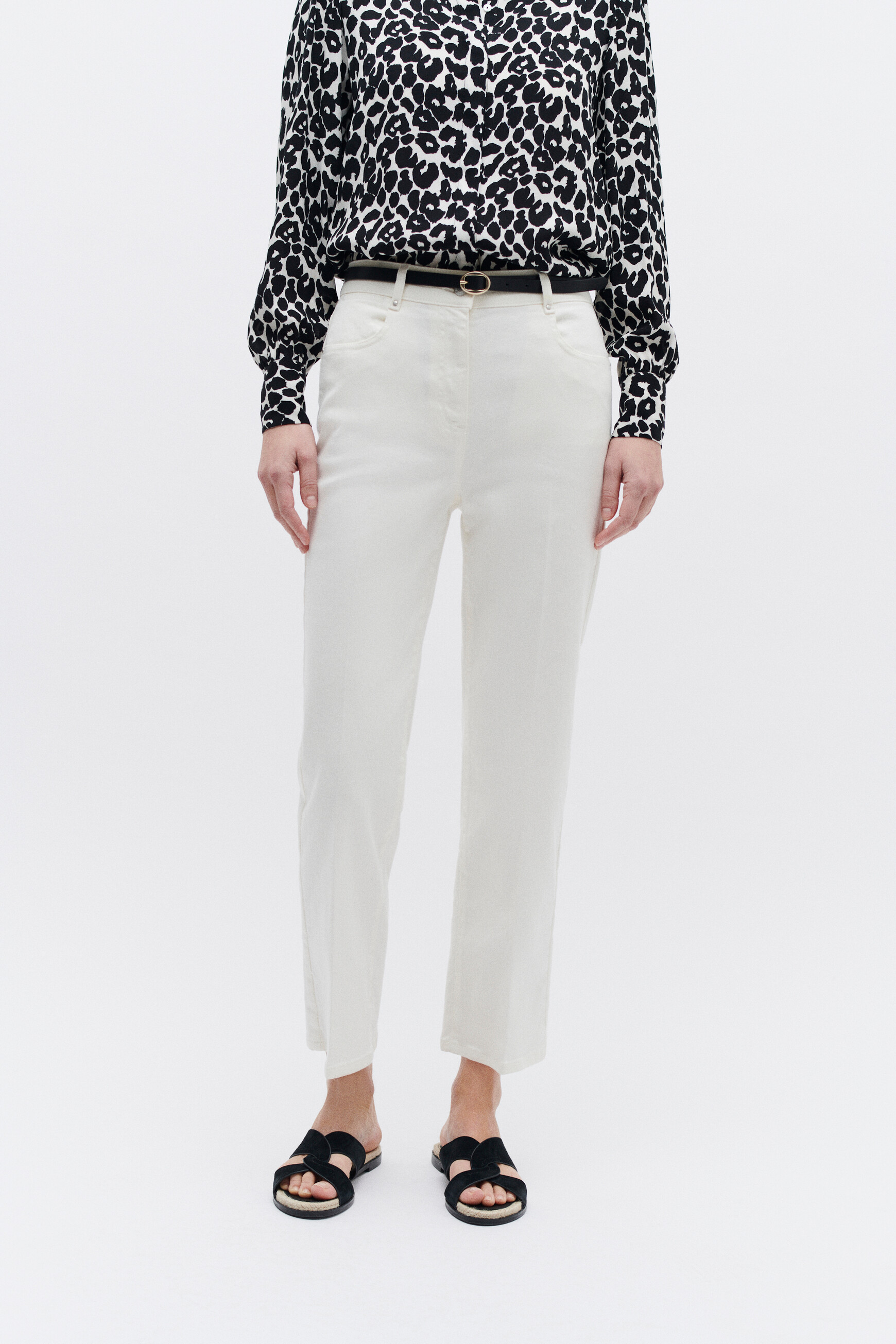 pantalon como ecru femme pantalon como ecru femme