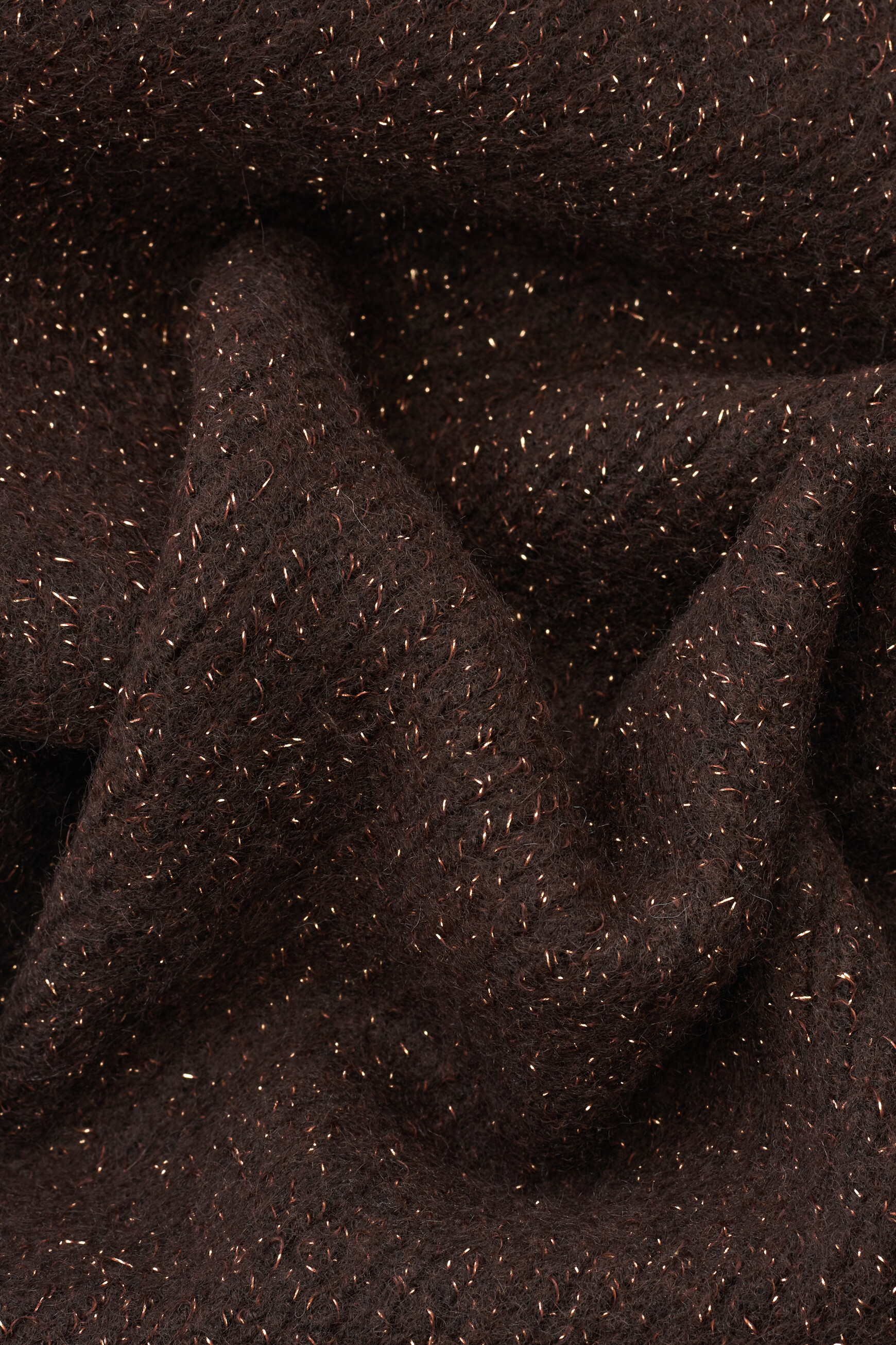 Meluxa scarf dark brown woman