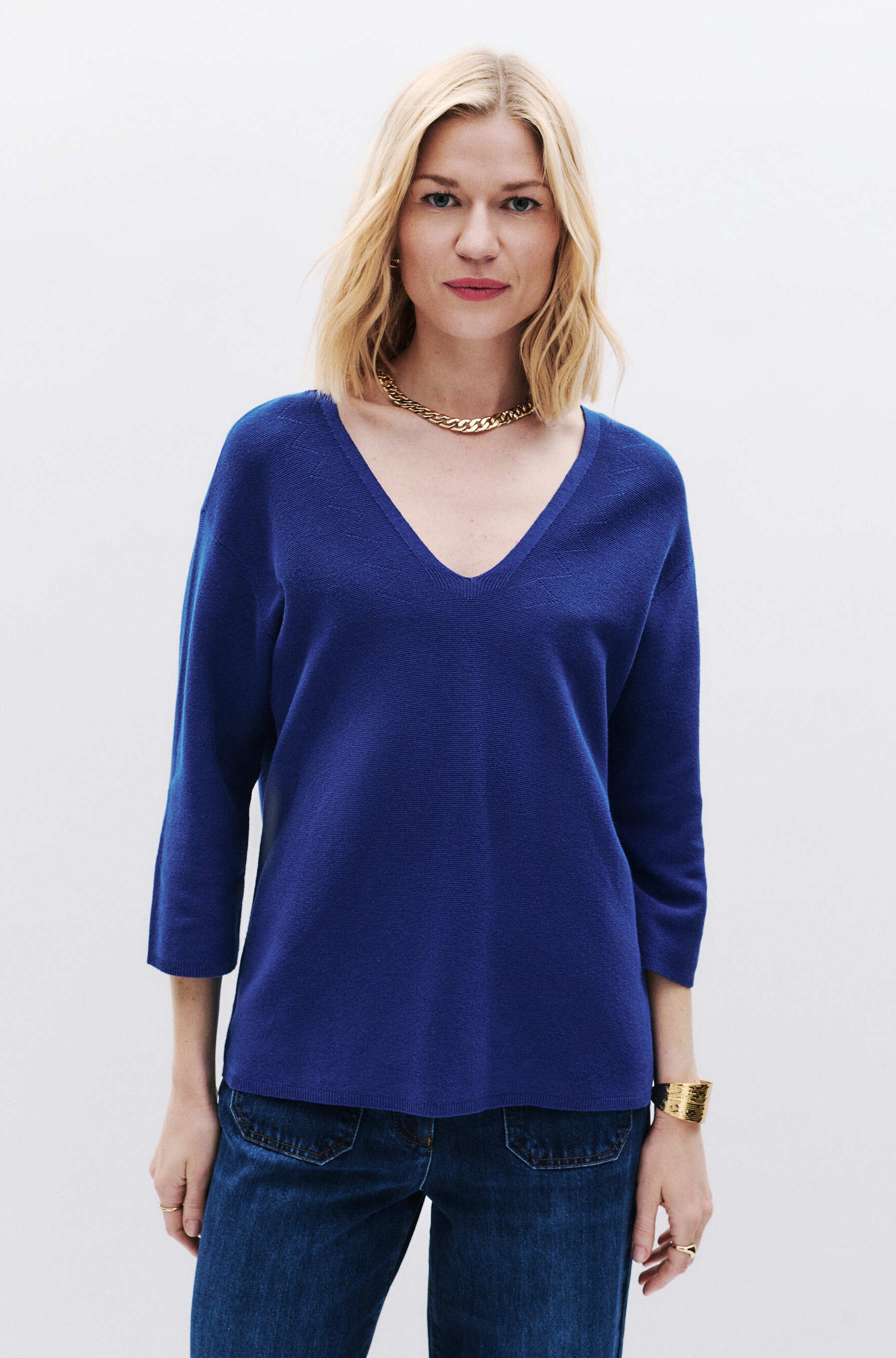 pull mbobby bleu electrique femme Pull mbobby bleu electrique femme