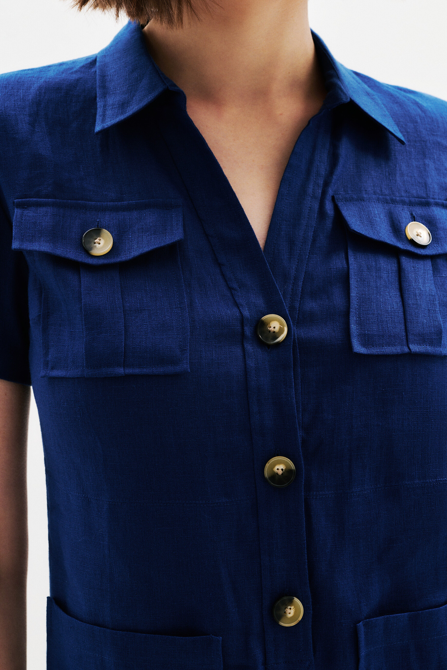 robe laure 100 lin bleu marine femme robe laure 100% lin bleu marine femme