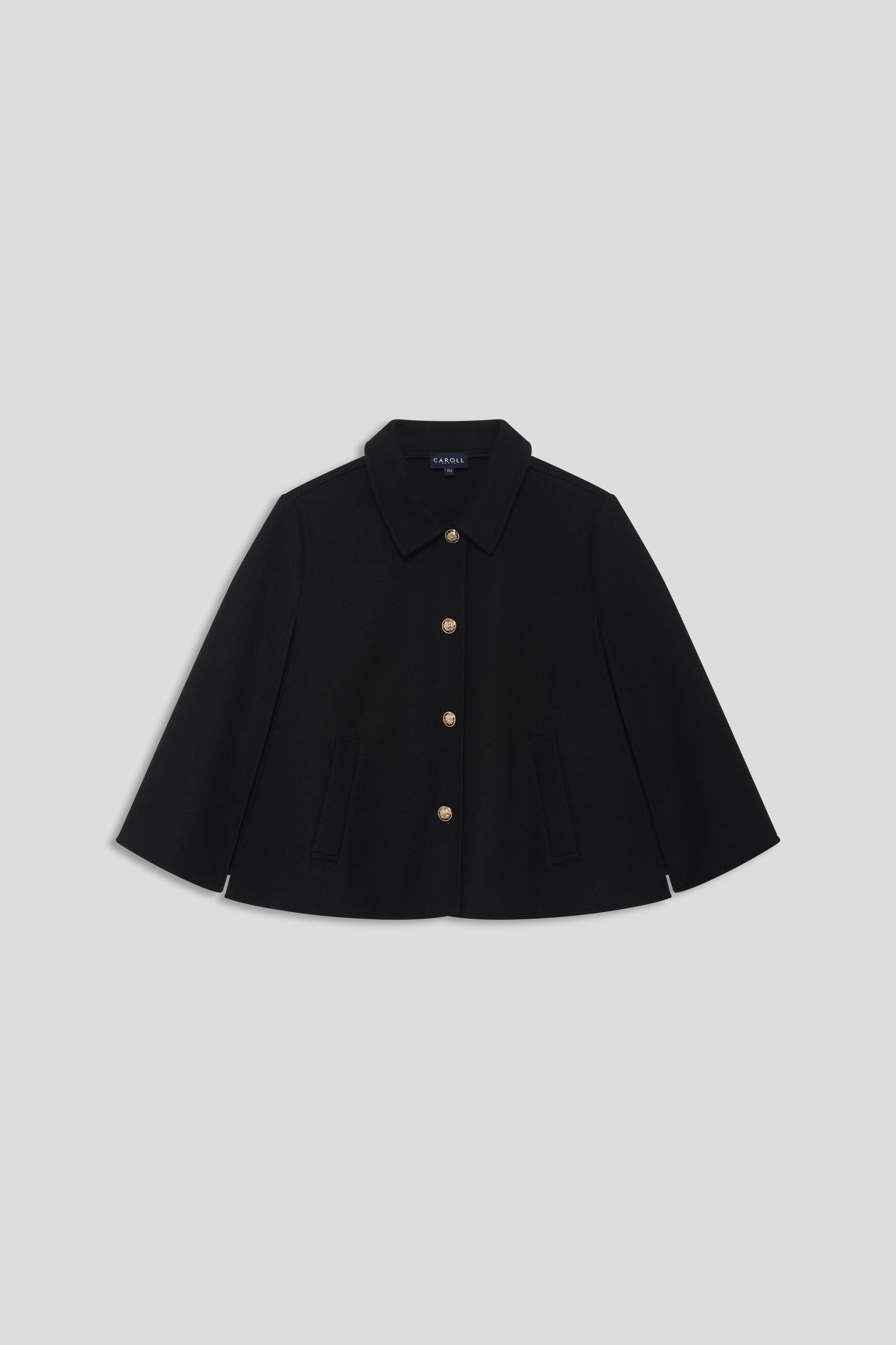 Poncho Hacap preto mulher