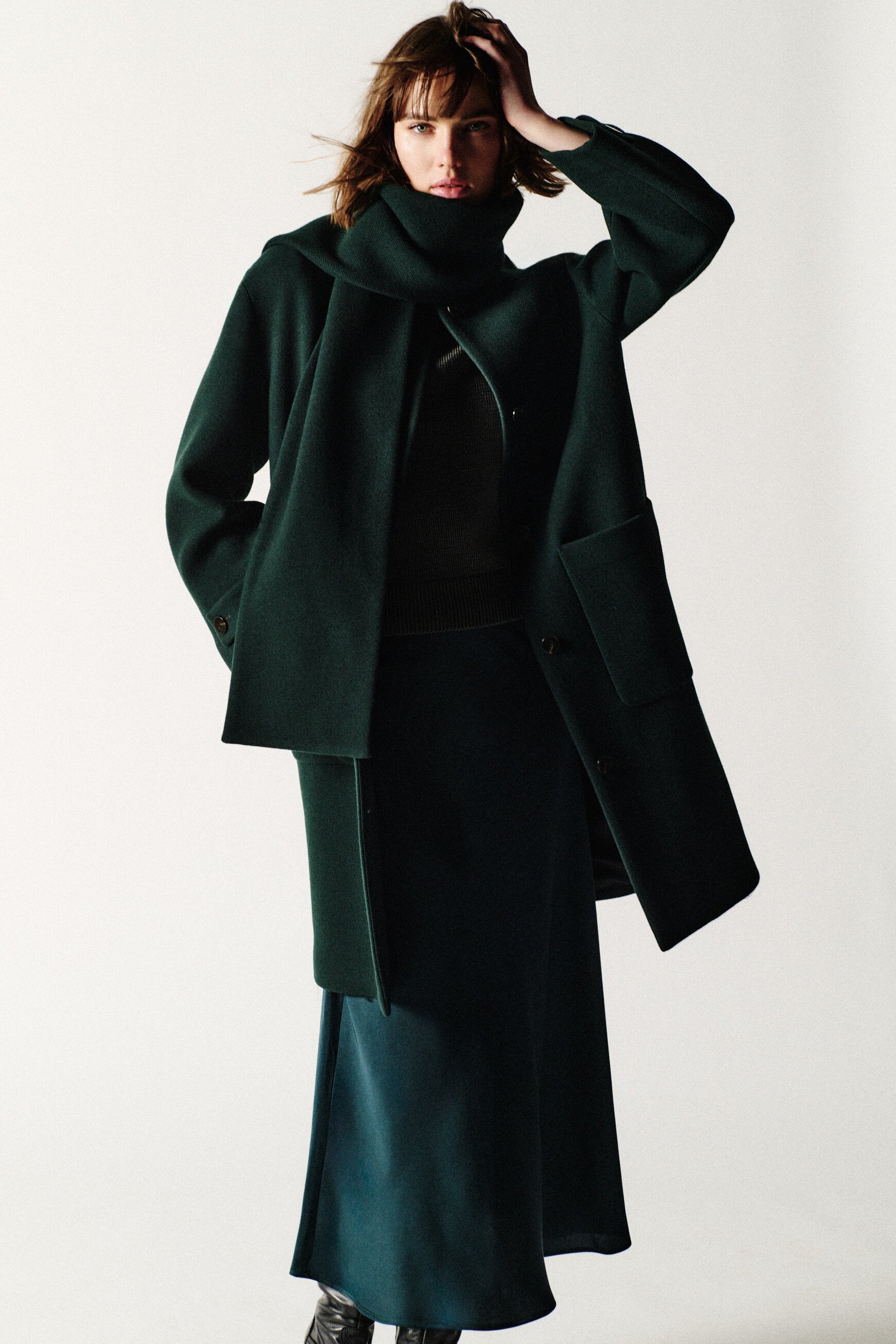 Mantel Gentiani vert foncé damen