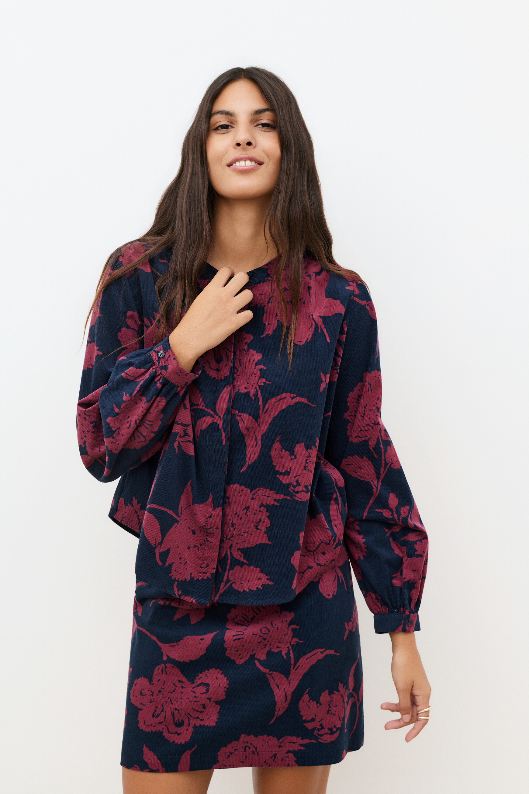 Coscane shirt burgundy woman