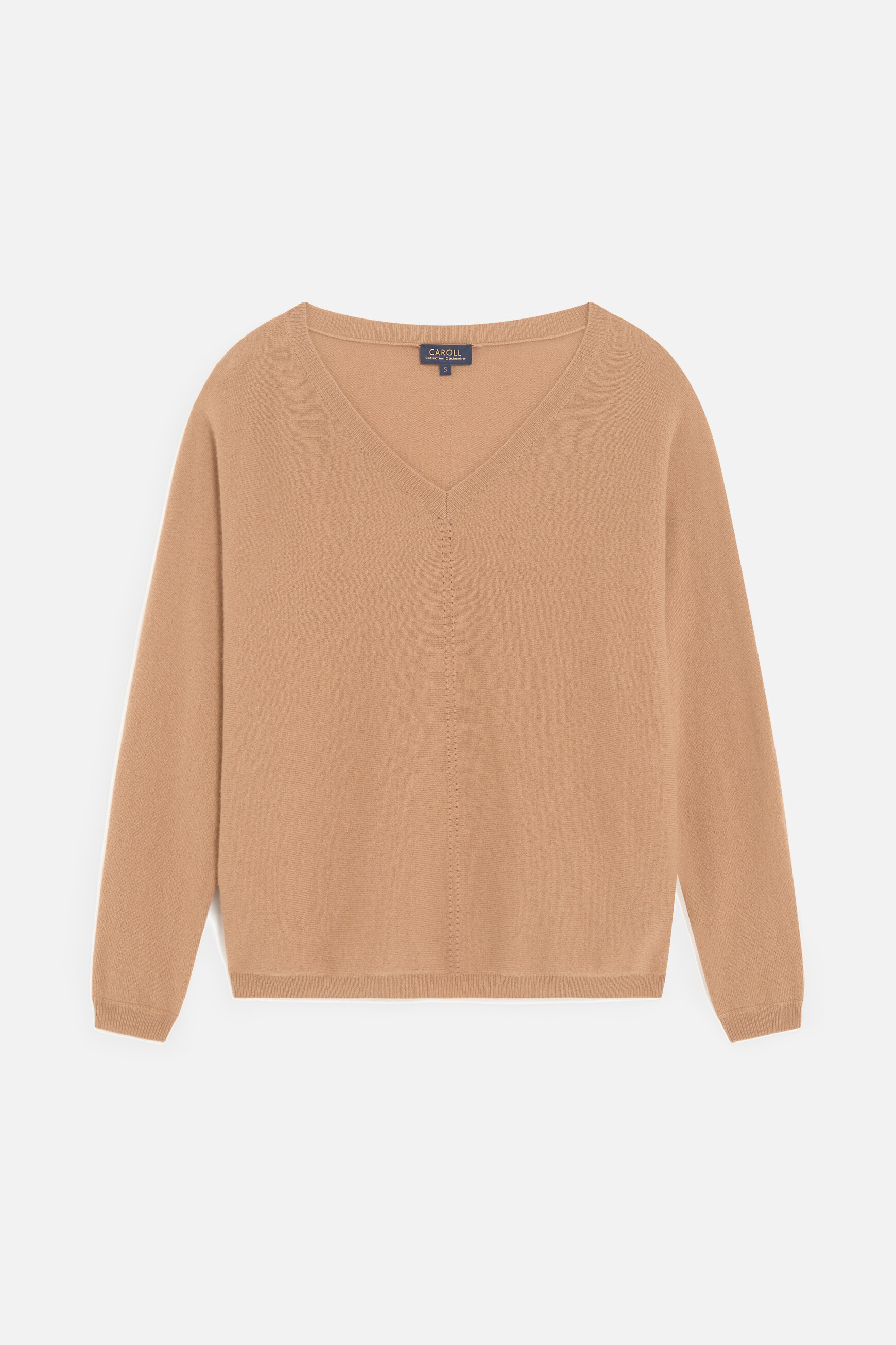 pull maïwen camel femme
