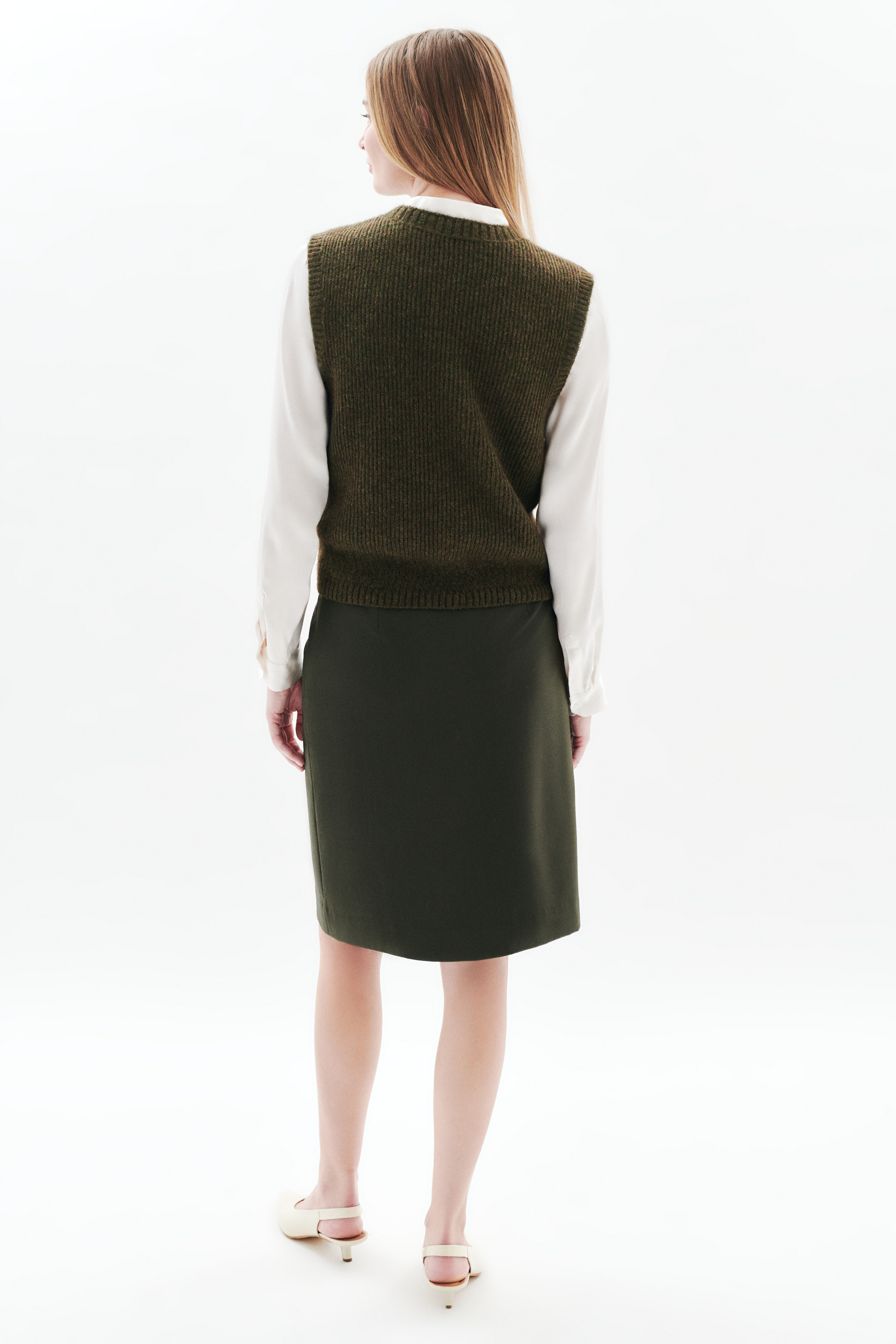 mclaire sweater khaki green woman Mclaire sweater khaki green woman
