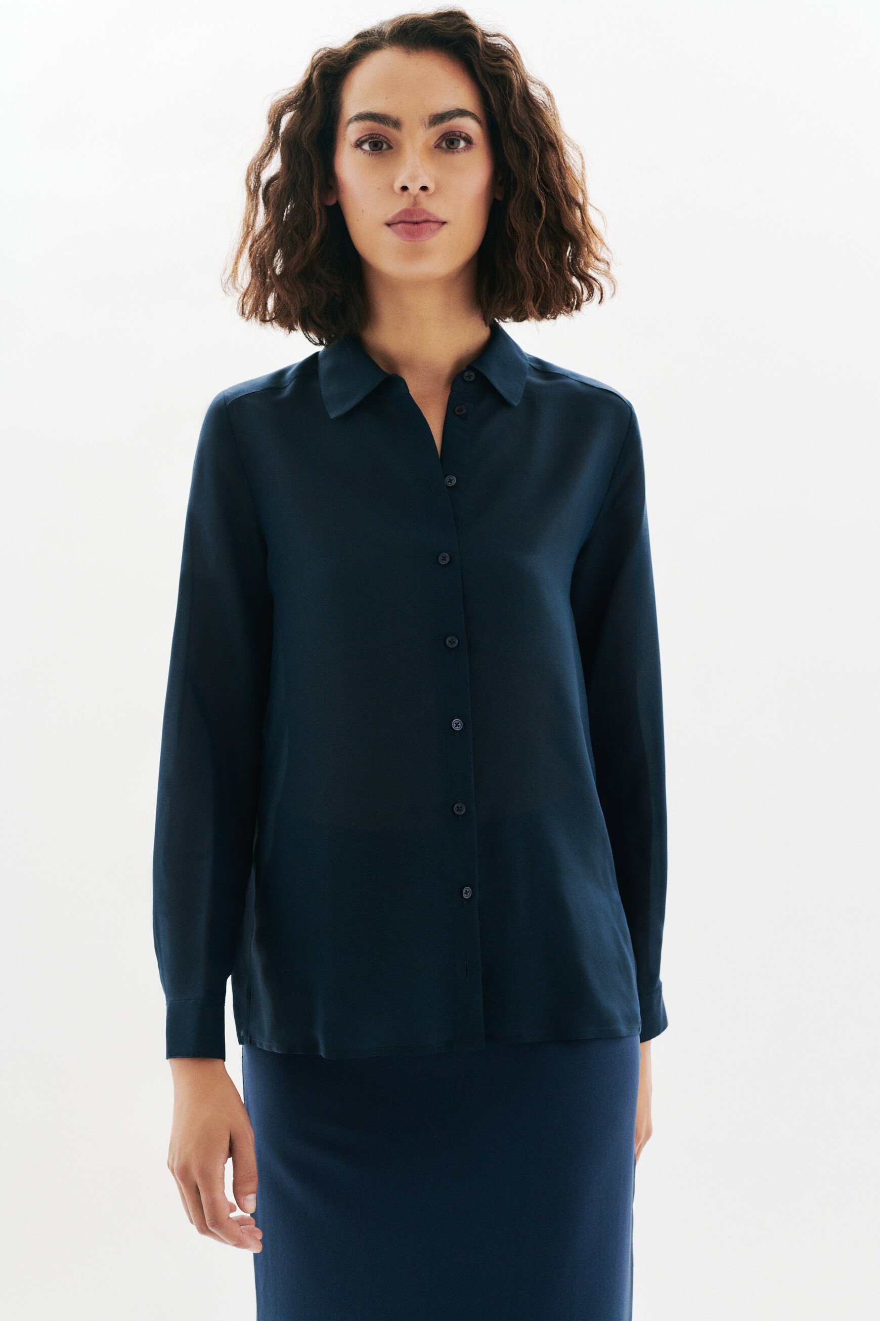 cassis shirt navy blue woman Cassis shirt navy blue woman