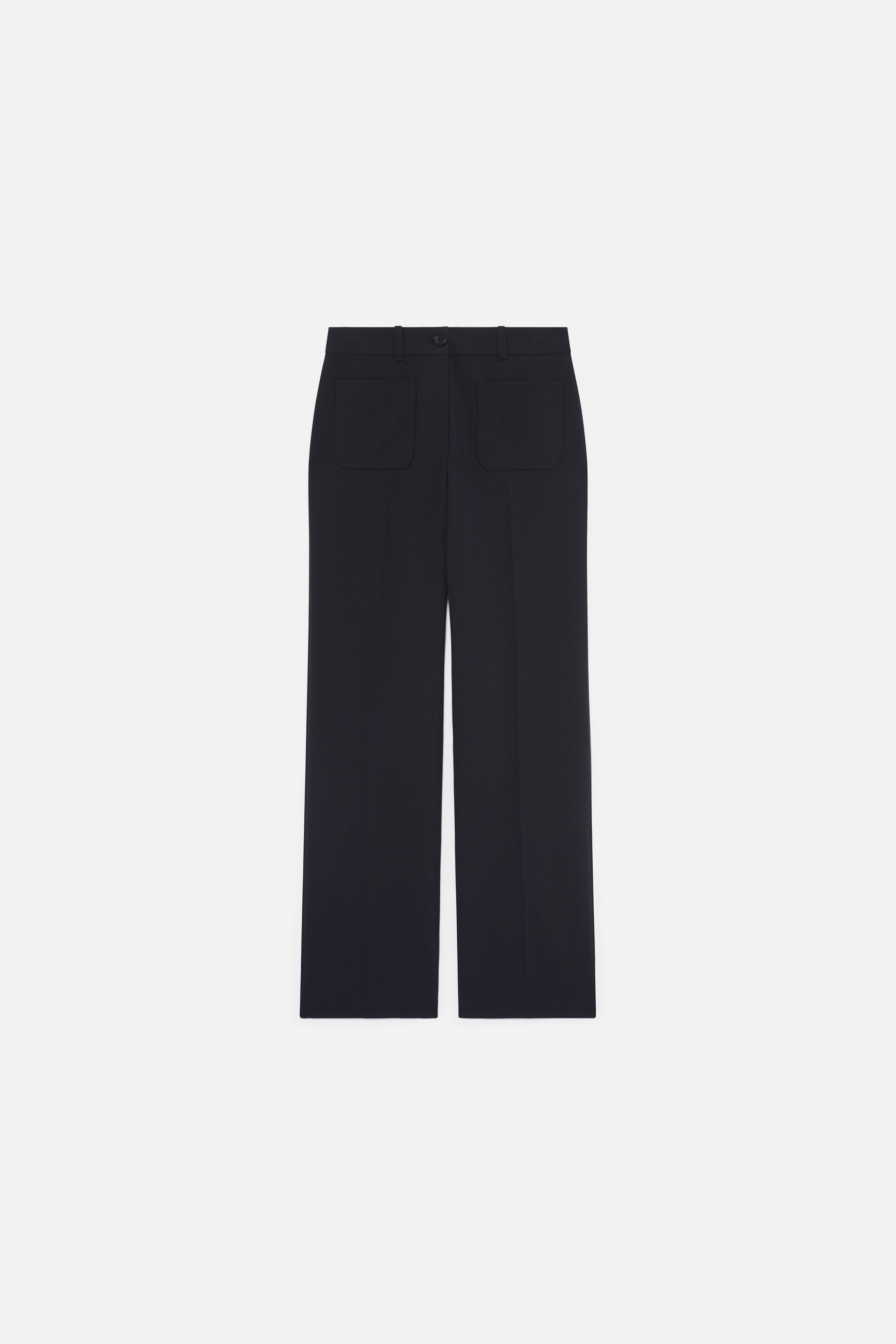 Pantalon Pelleyville bleu marine femme