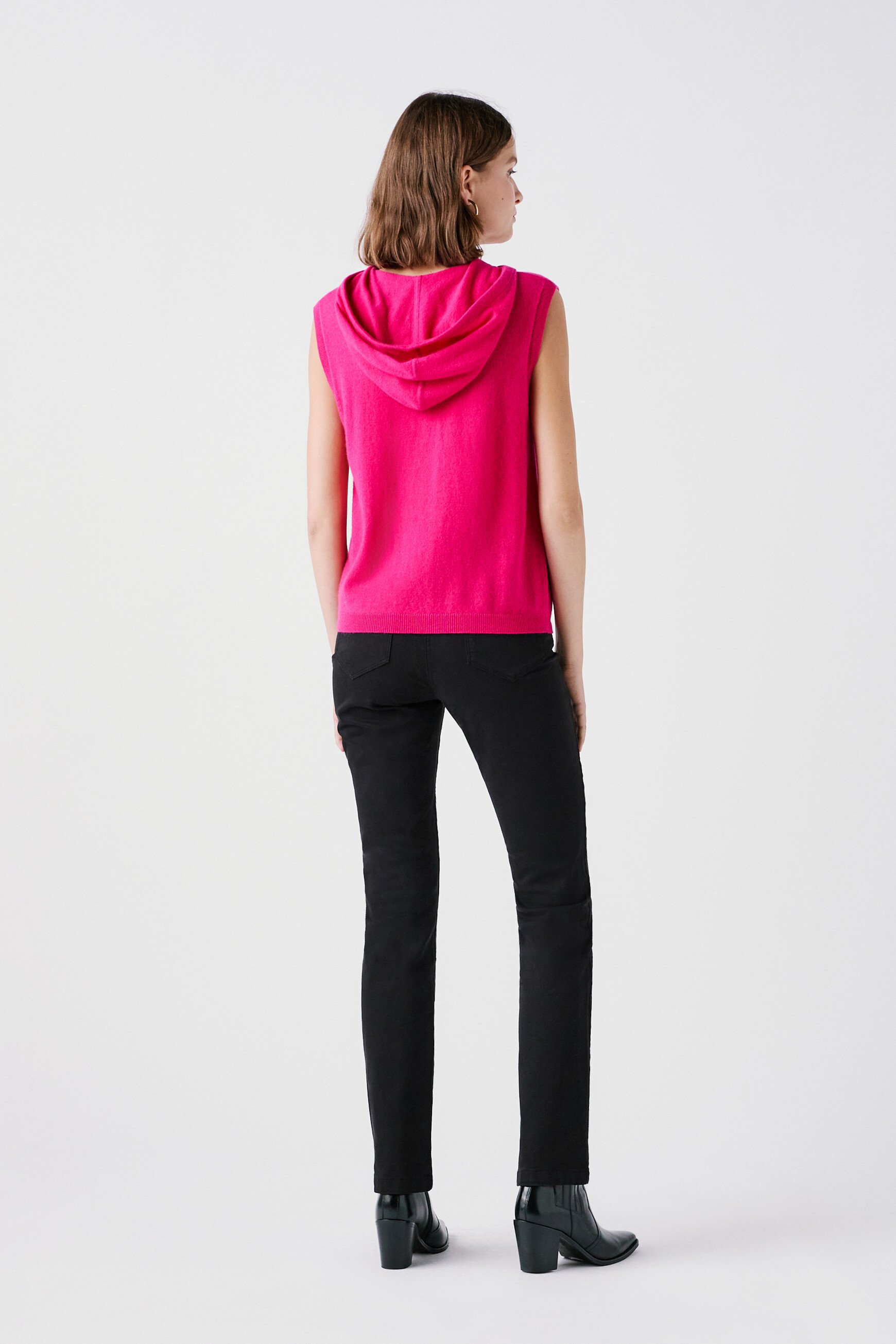mbasilou cardigan pink woman