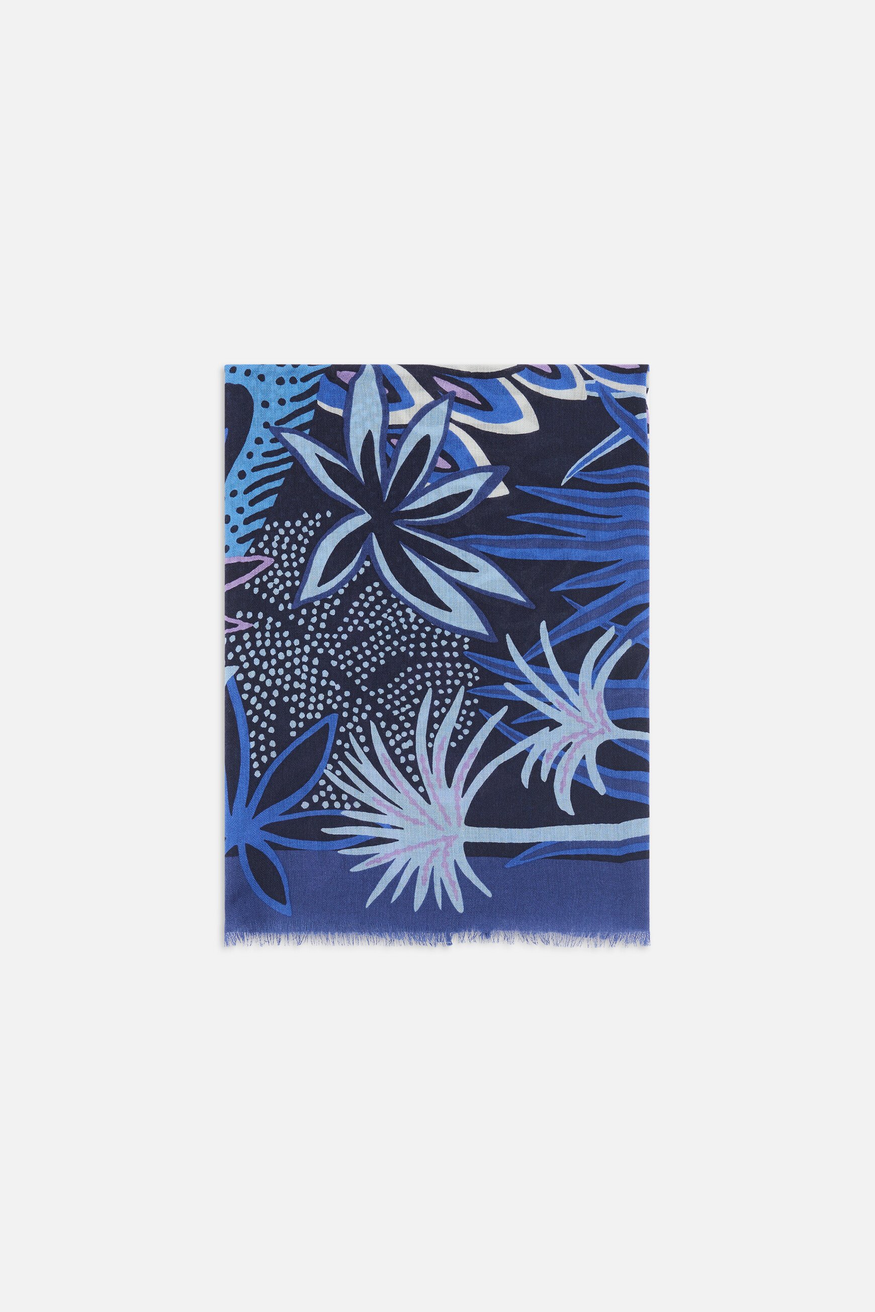 foulard loisia bleu fonce femme bleu foncé vrouw