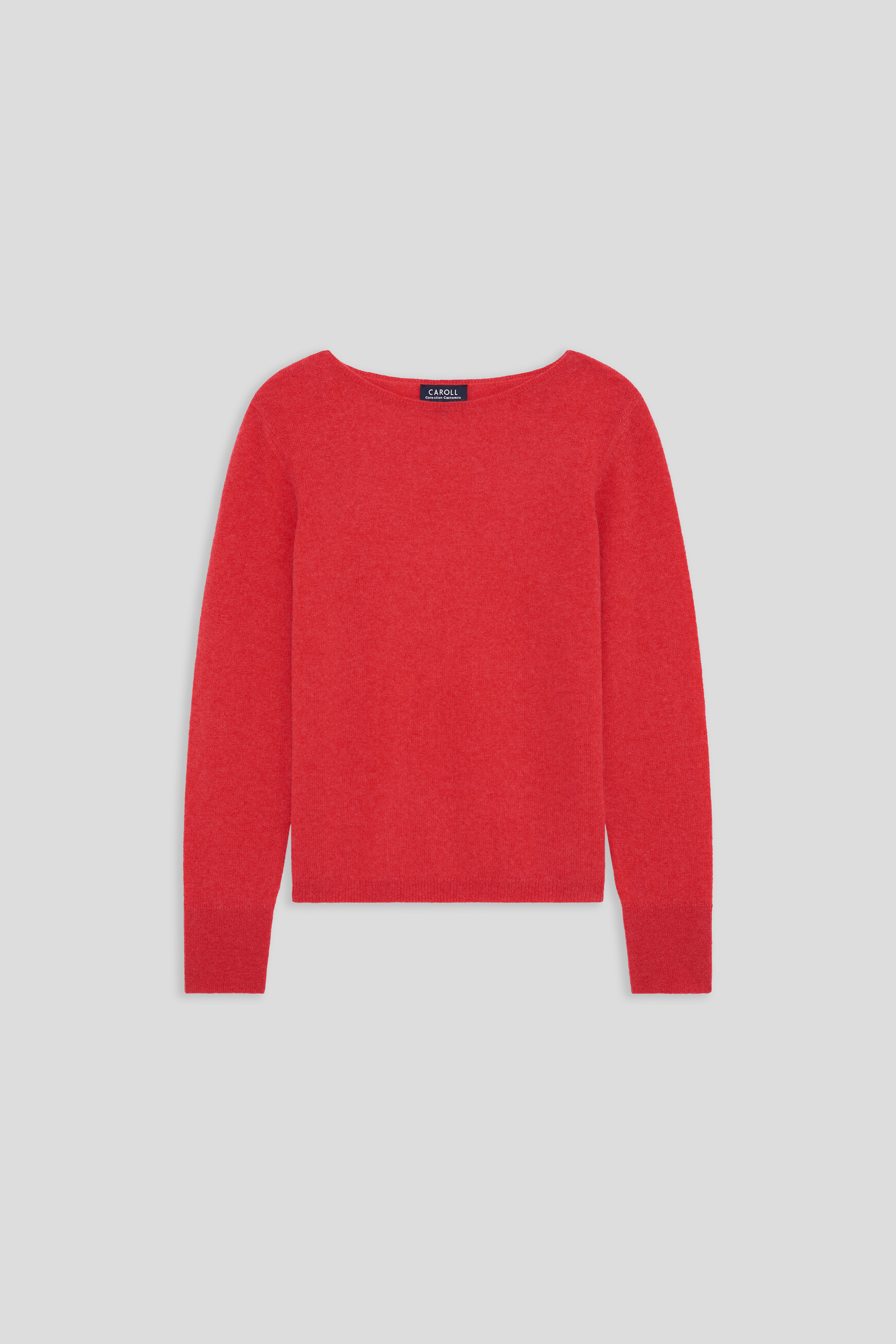 Mzoan 100% cashmere sweater coral red woman