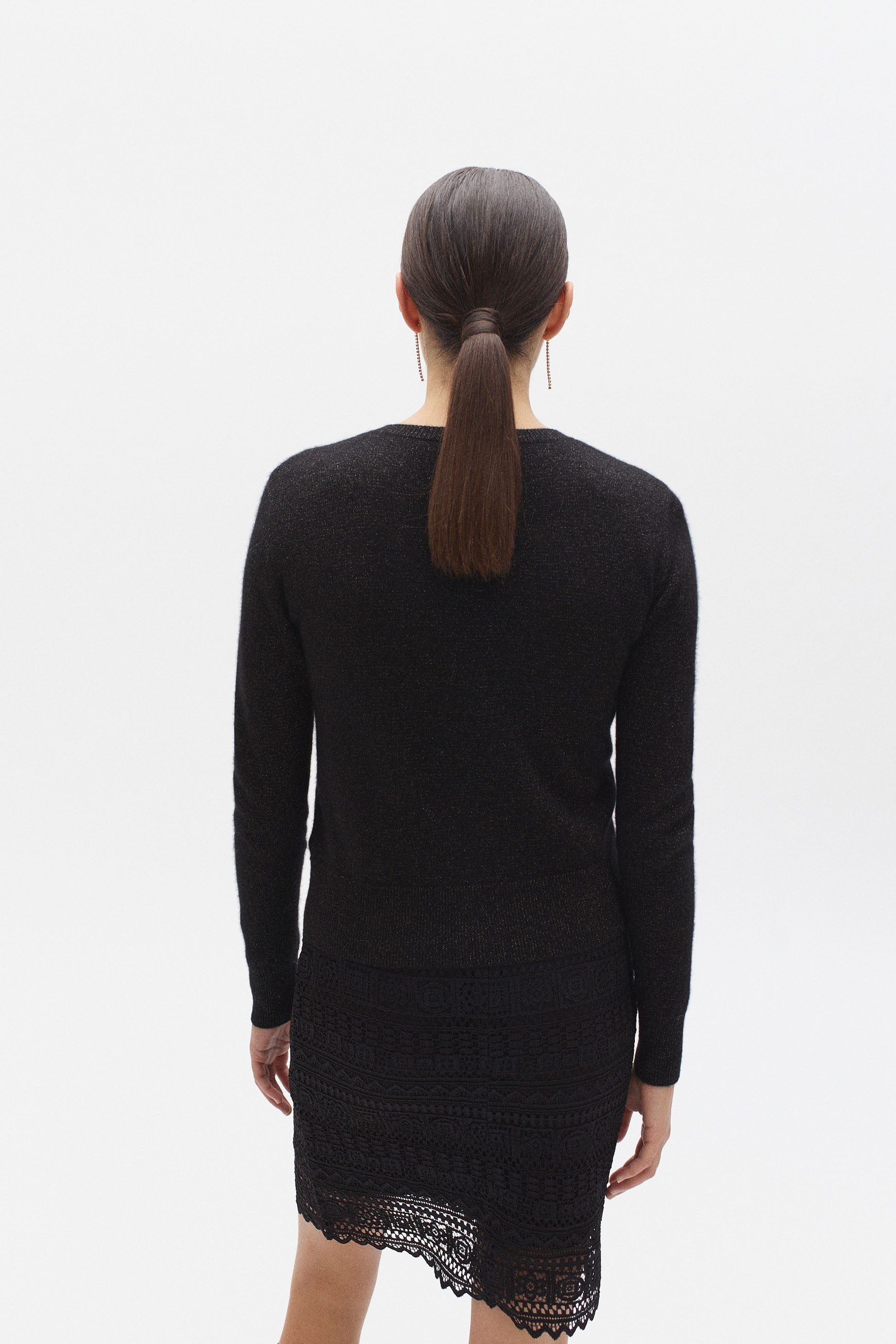 cardigan carola zwart vrouw Cardigan Carola zwart vrouw