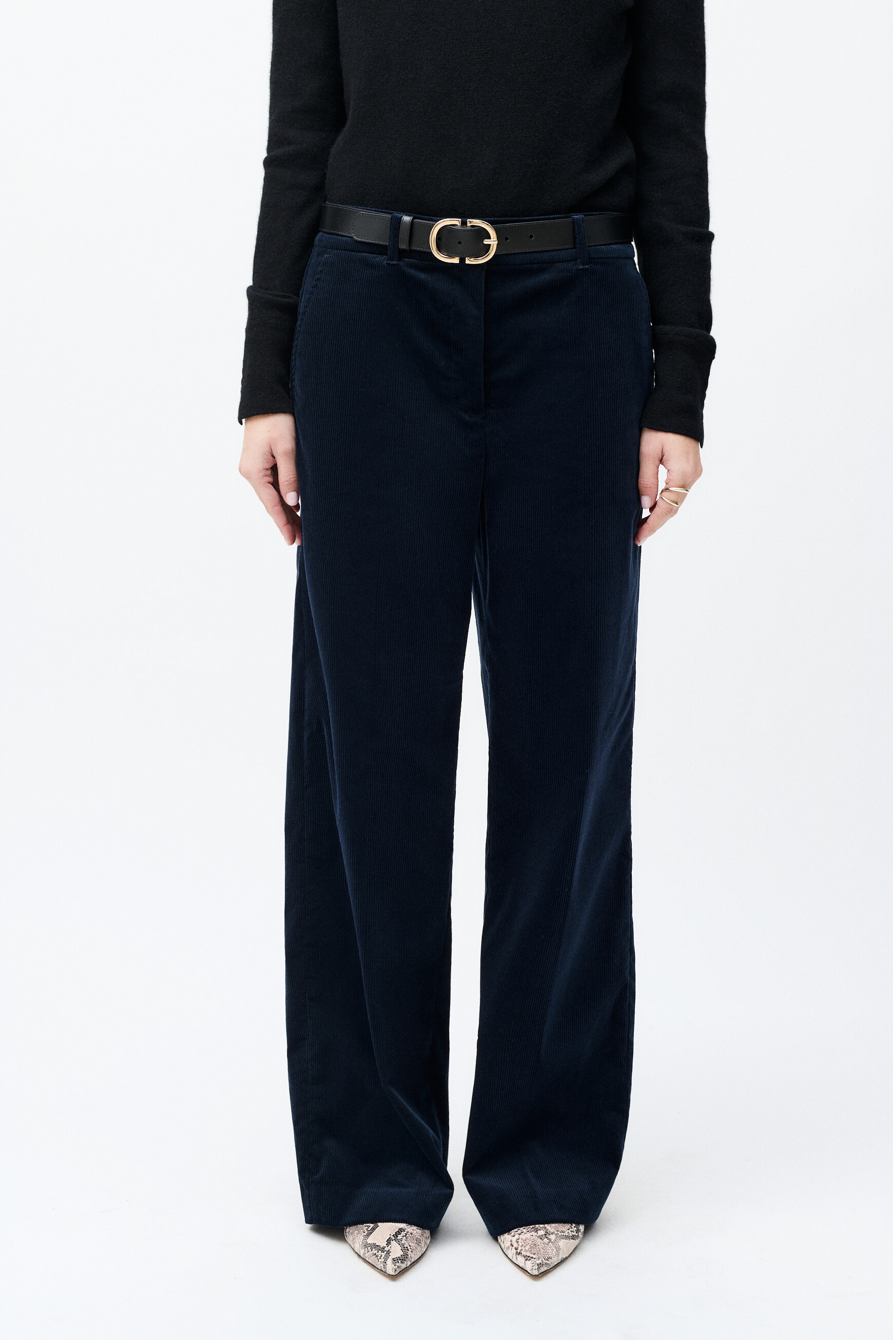 pantalon pesuviovelours bleu marine femme Pantalon Pesuviovelours bleu marine femme