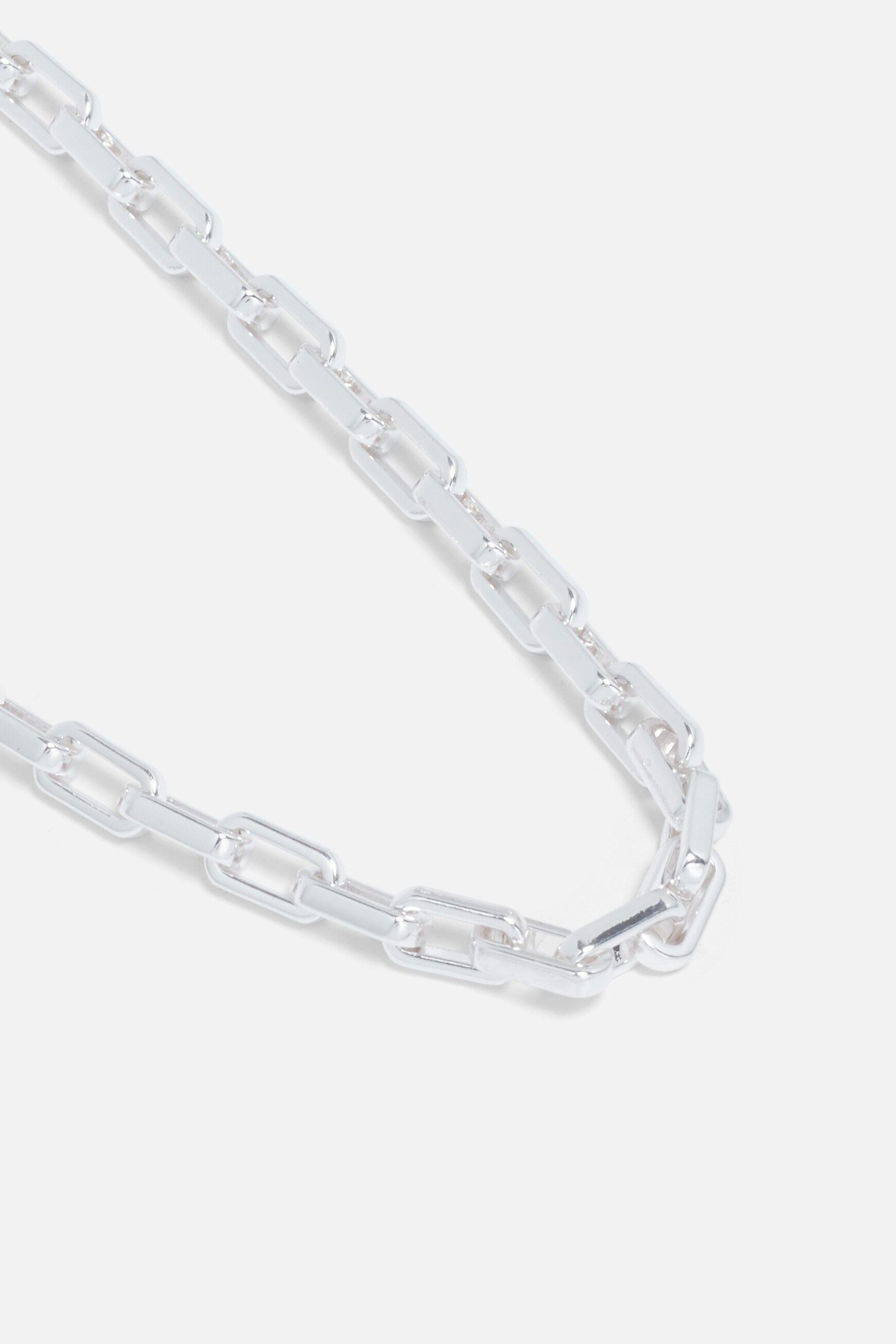 collier billann a maillons gris argent femme Collier billann à maillons gris argent femme